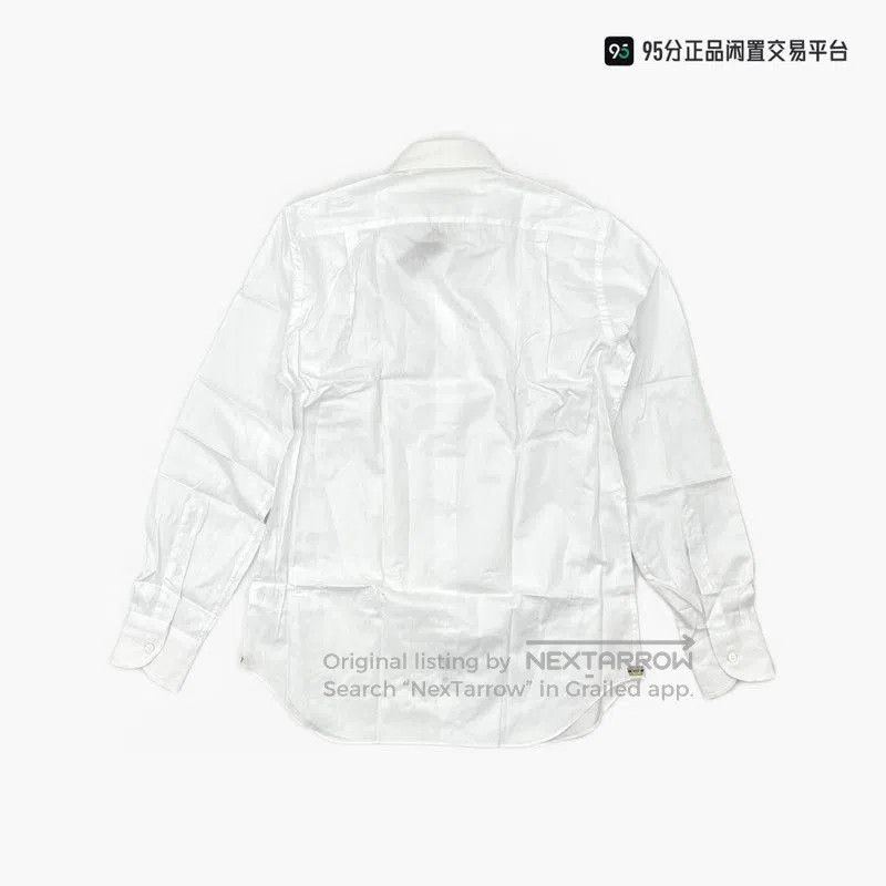Loro Piana Loro Piana Men's Loose Linen Shirt White. Size US XXS / EU 40 - 2 Thumbnail