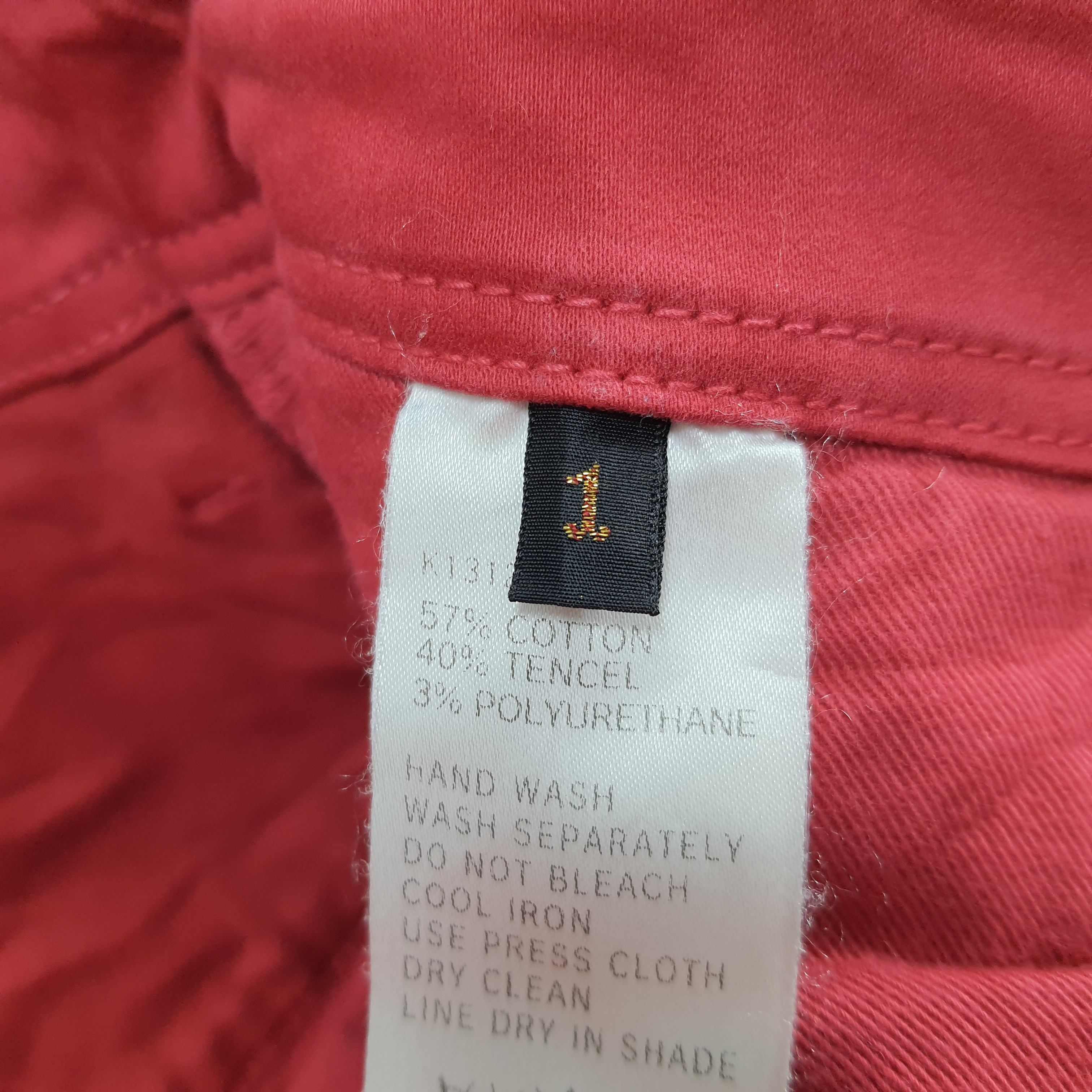 Kapital Vintage KAPITAL Japan Red Tencel Stretch Pants C297N25 Size 26" / US 2 / IT 38 - 10 Thumbnail