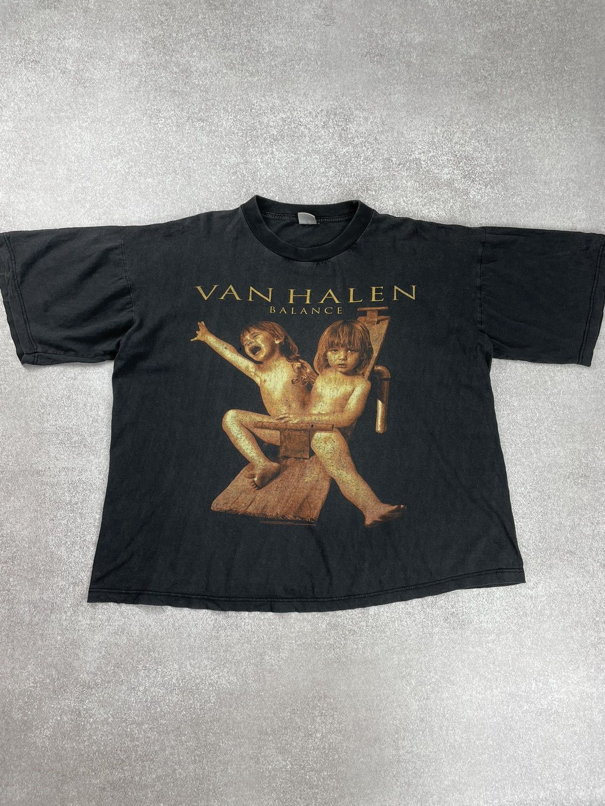 Band Tees × Rock Band × Vintage Vintage Van Halen Balance European 
