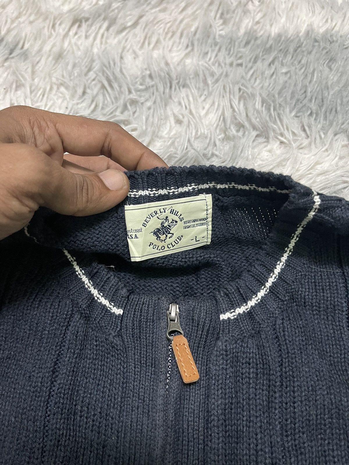 Beverly Hills Polo Club × Vintage BEVERLY HILLS POLO CLUB TANK TOP WOOL Size US L / EU 52-54 / 3 - 6 Thumbnail