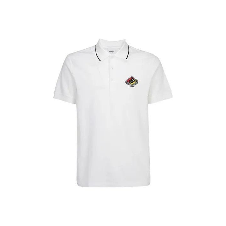 Burberry Burberry Burberry Striped Detail Short Sleeve Polo Shirt-2 Size US L / EU 52-54 / 3 - 1 Thumbnail