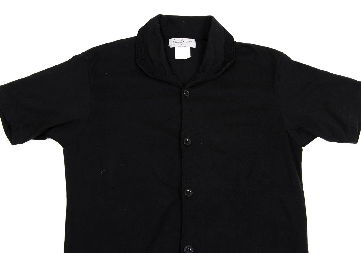 Yohji Yamamoto Yohji Yamamoto Side Slit Round Collar Shirt Size US M / EU 48-50 / 2 - 2 Thumbnail