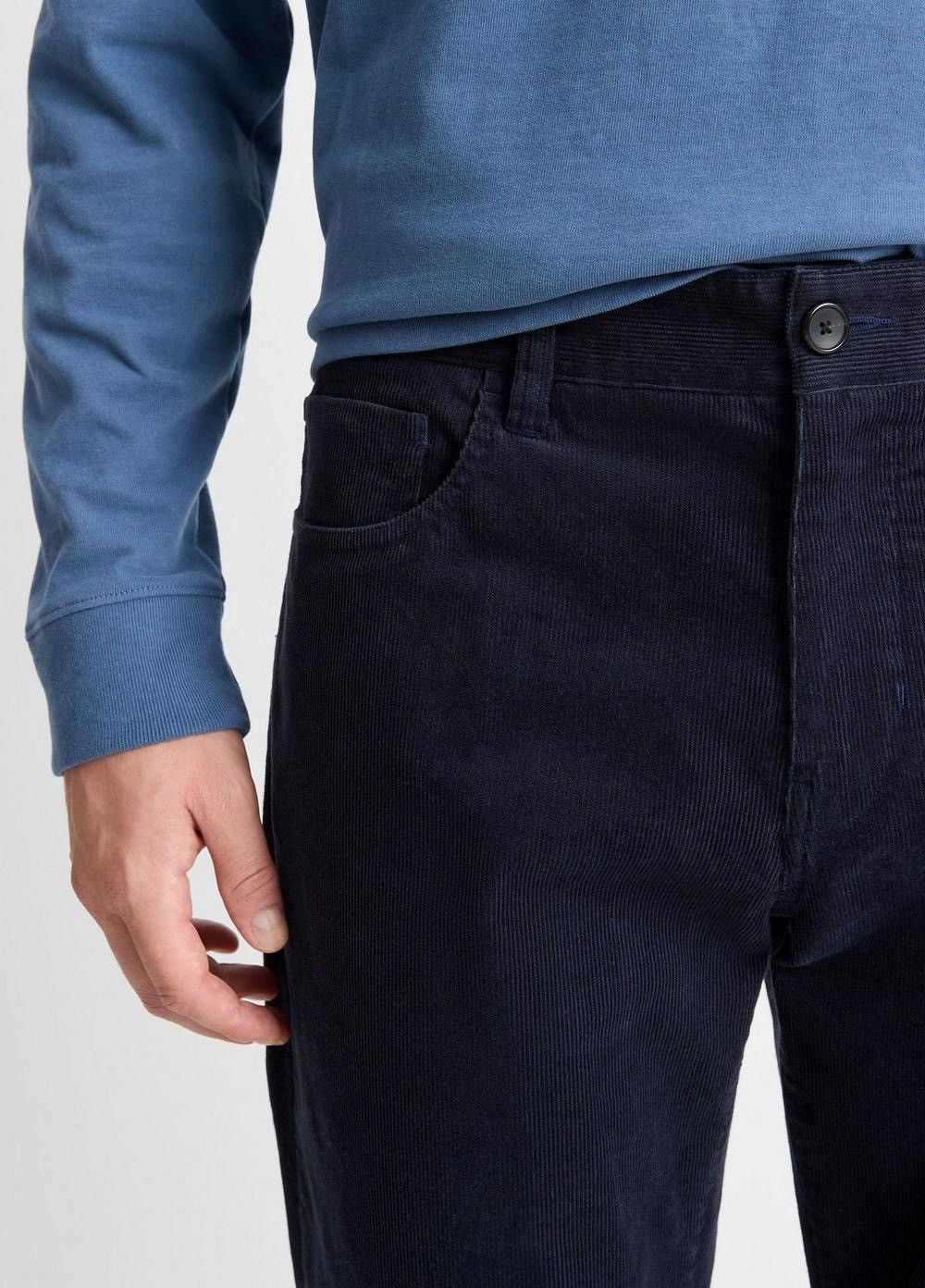 Vince Navy Straight Leg Corduroy Pants 👖 Size US 32 / EU 48 - 4 Thumbnail