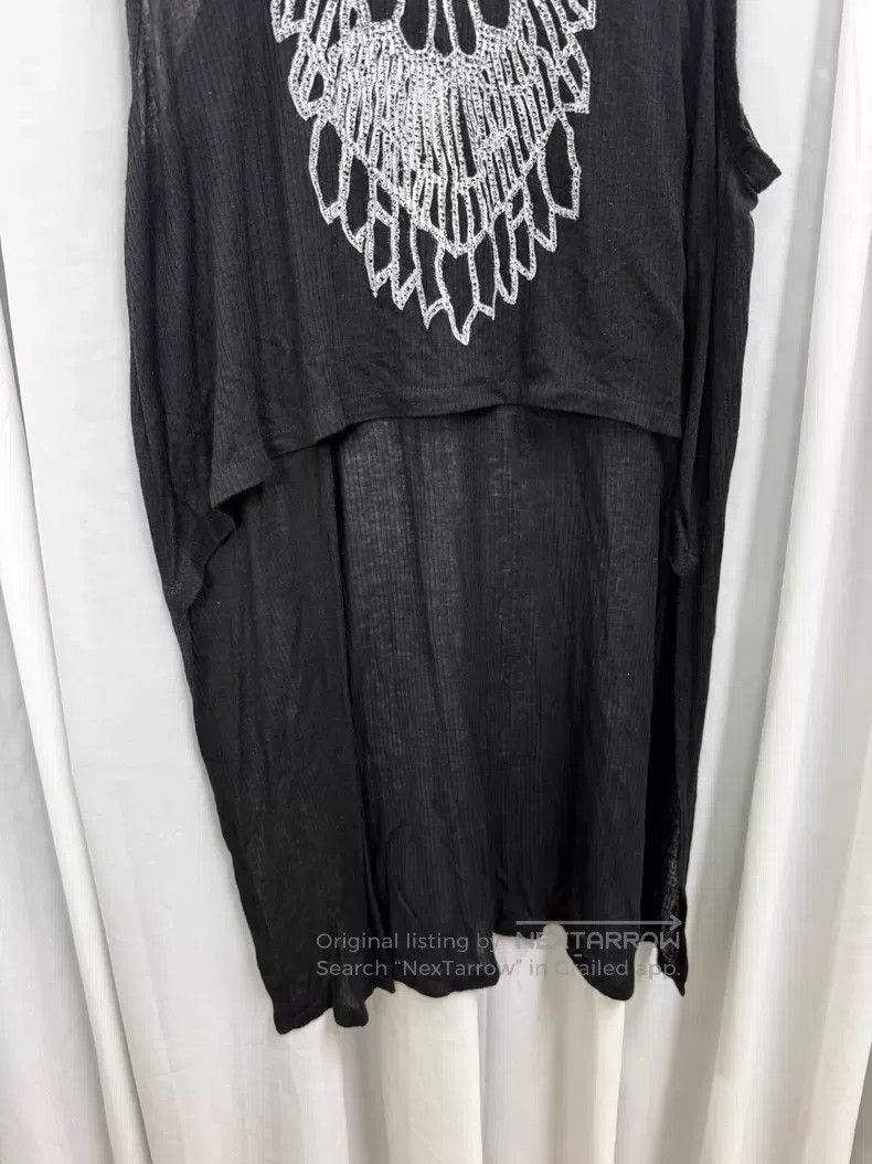 Ann Demeulemeester Ann Demeulemeester Front short back long sheer tank top| Size 4XL / US 24-26 - 4 Thumbnail