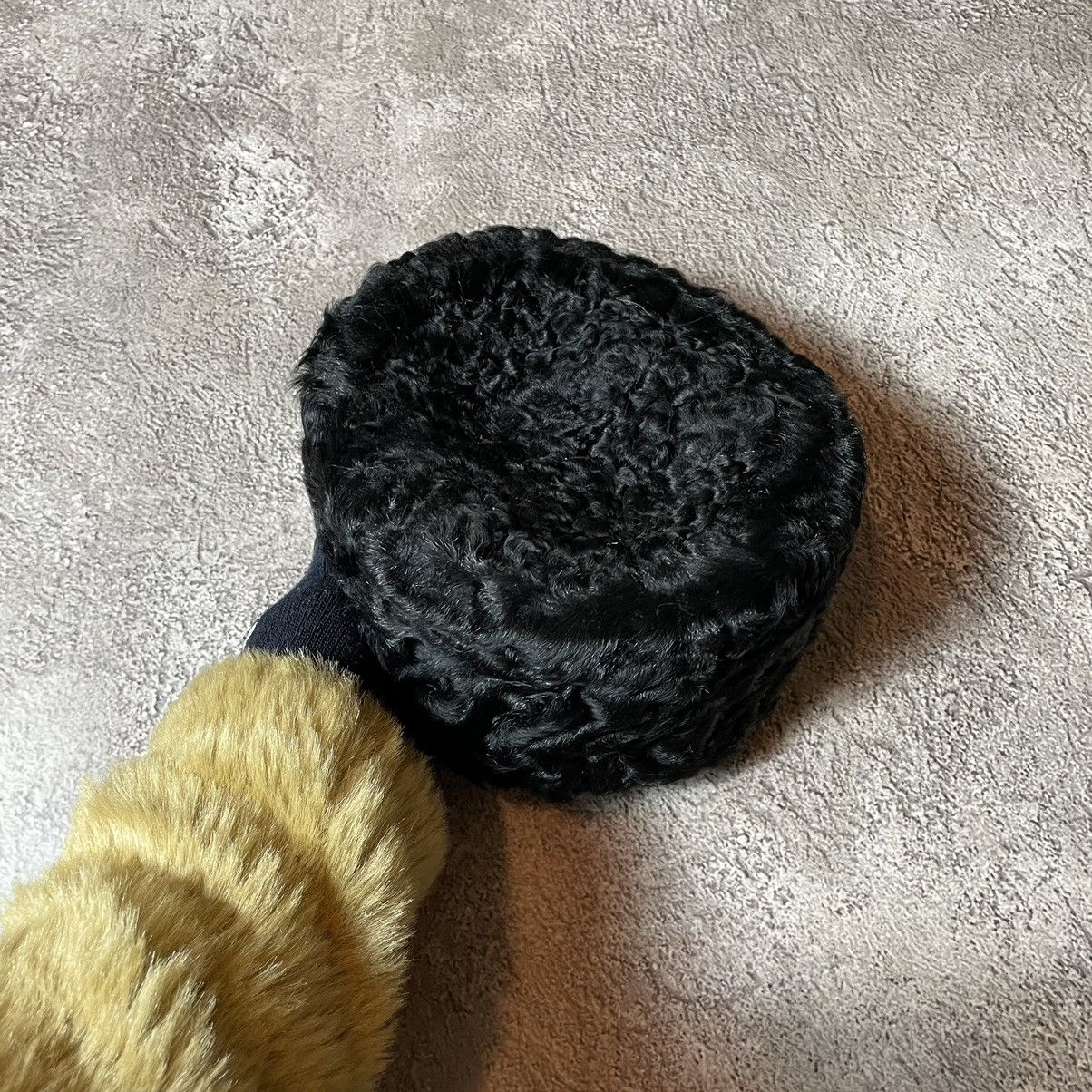 If Six Was Nine Vintage 90s Alt Beanie Mohair Ushanka Faux American VTg Size ONE SIZE - 2 Thumbnail