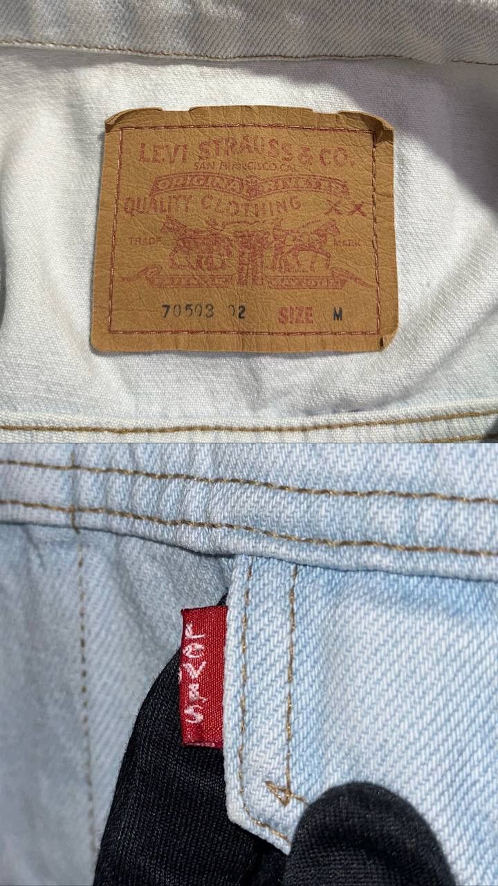 Levi's × Vintage Levi's Vintage 90s Trucker Jacket Denim 70503 02 relaxed den Size US M / EU 48-50 / 2 - 9 Thumbnail