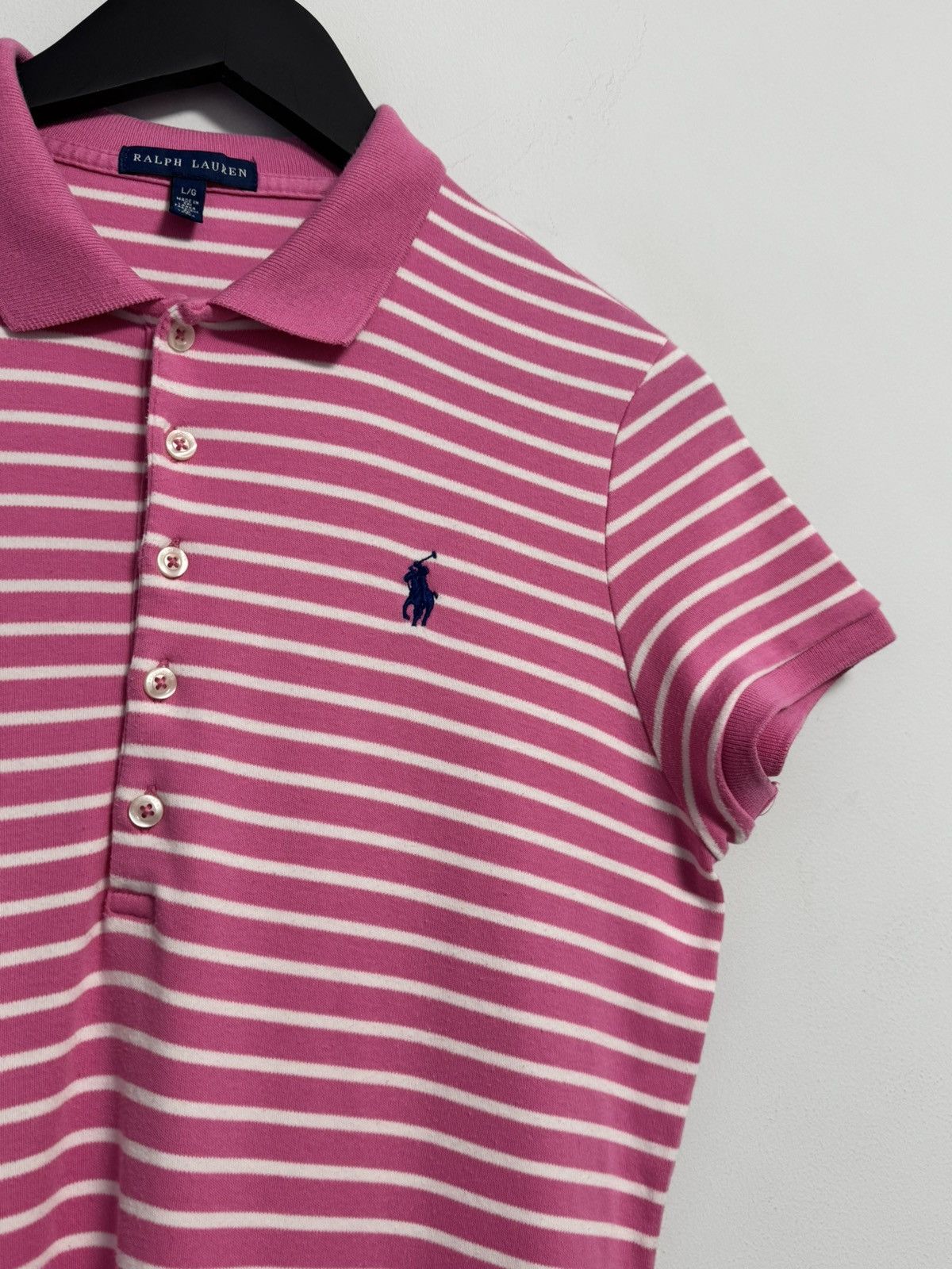 Ralph Lauren Ralph Lauren Striped Cotton Polo Dress Size L / US 10 / IT 46 - 6 Thumbnail