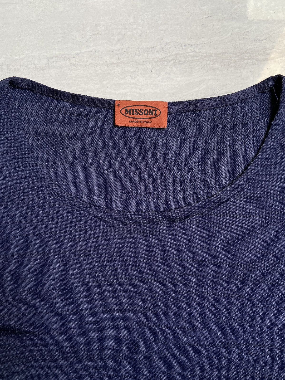 Missoni MISSONI Navy T-Shirt Size US S / EU 44-46 / 1 - 7 Thumbnail