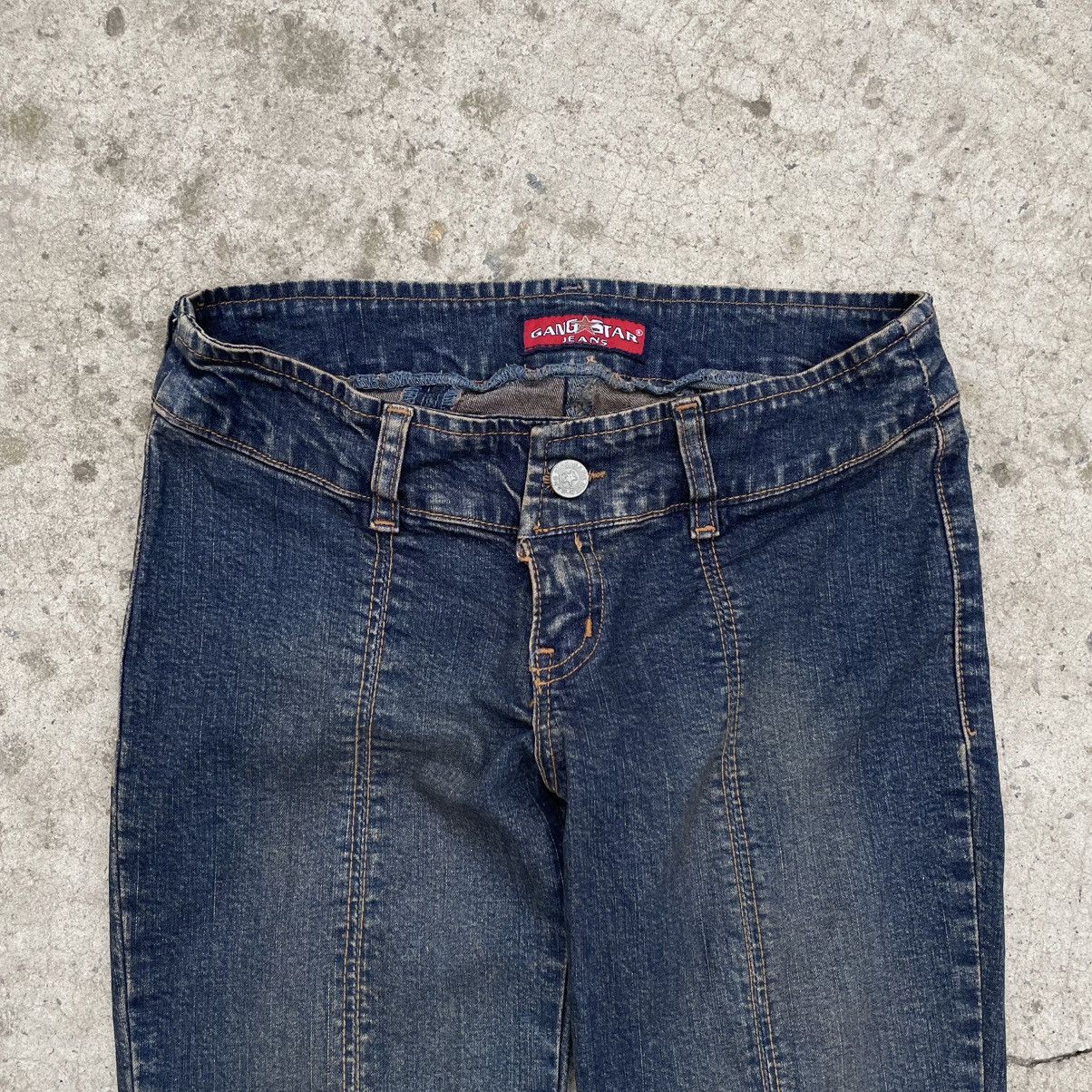 Le Grande Bleu (L.G.B.) Vintage Flared Crazy Fit Gang Star Jeans Size W30xL32 Punk Size 28" / US 6 / IT 42 - 5 Thumbnail