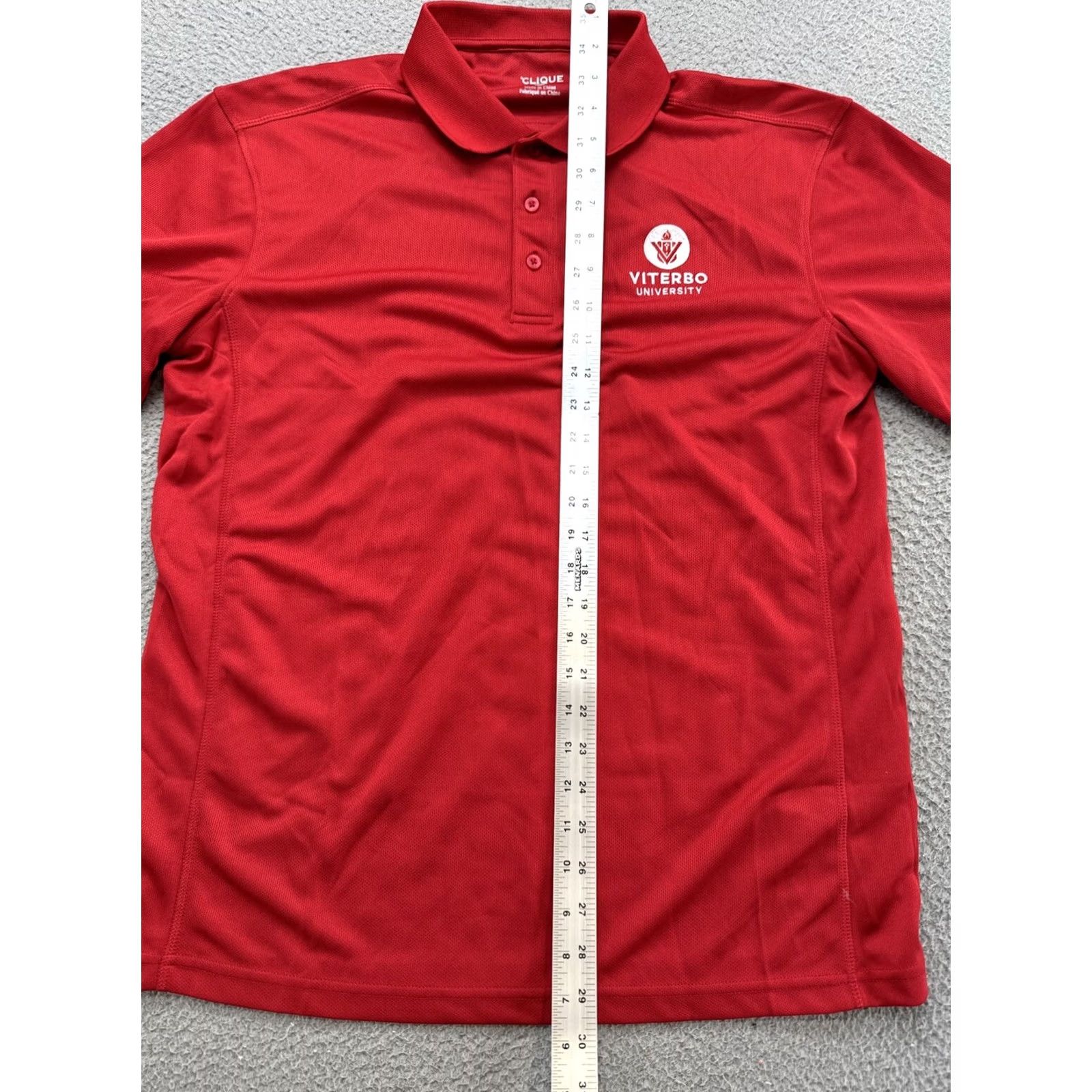 Vintage Viterbo University V-Hawks Red Polo Shirt Adult Large Short Sleeve Men Nike? Size US L / EU 52-54 / 3 - 5 Thumbnail