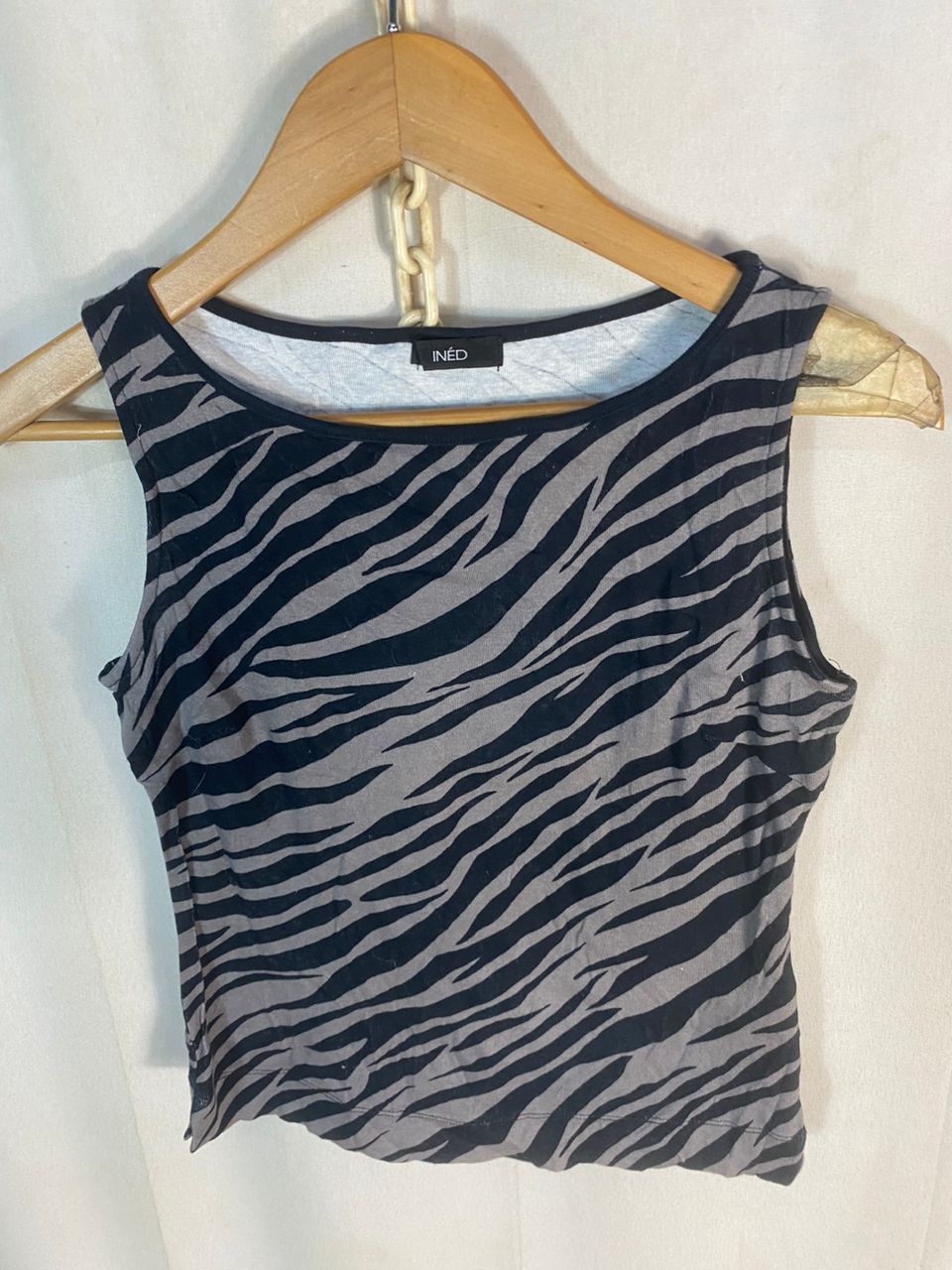 Yohji Yamamoto Ined tiger stripe tanktop shirt Size S / US 4 / IT 40 - 4 Thumbnail