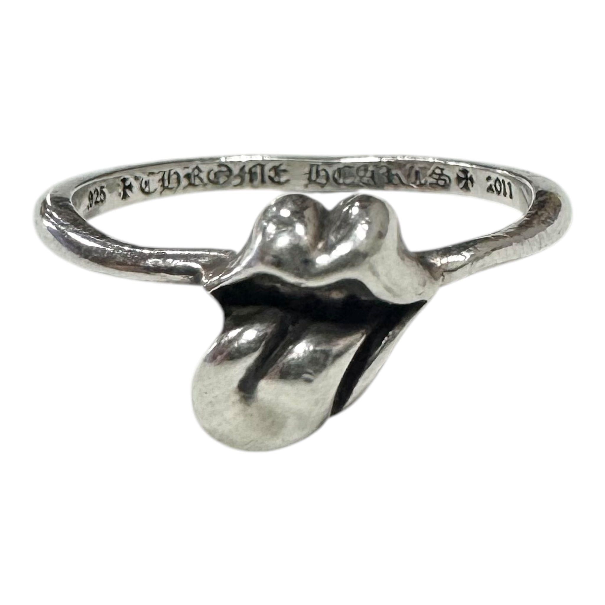 Chrome Hearts リング Rolling Stones Buy Chrome Hearts Diamond Studded Rolling Stones Ring