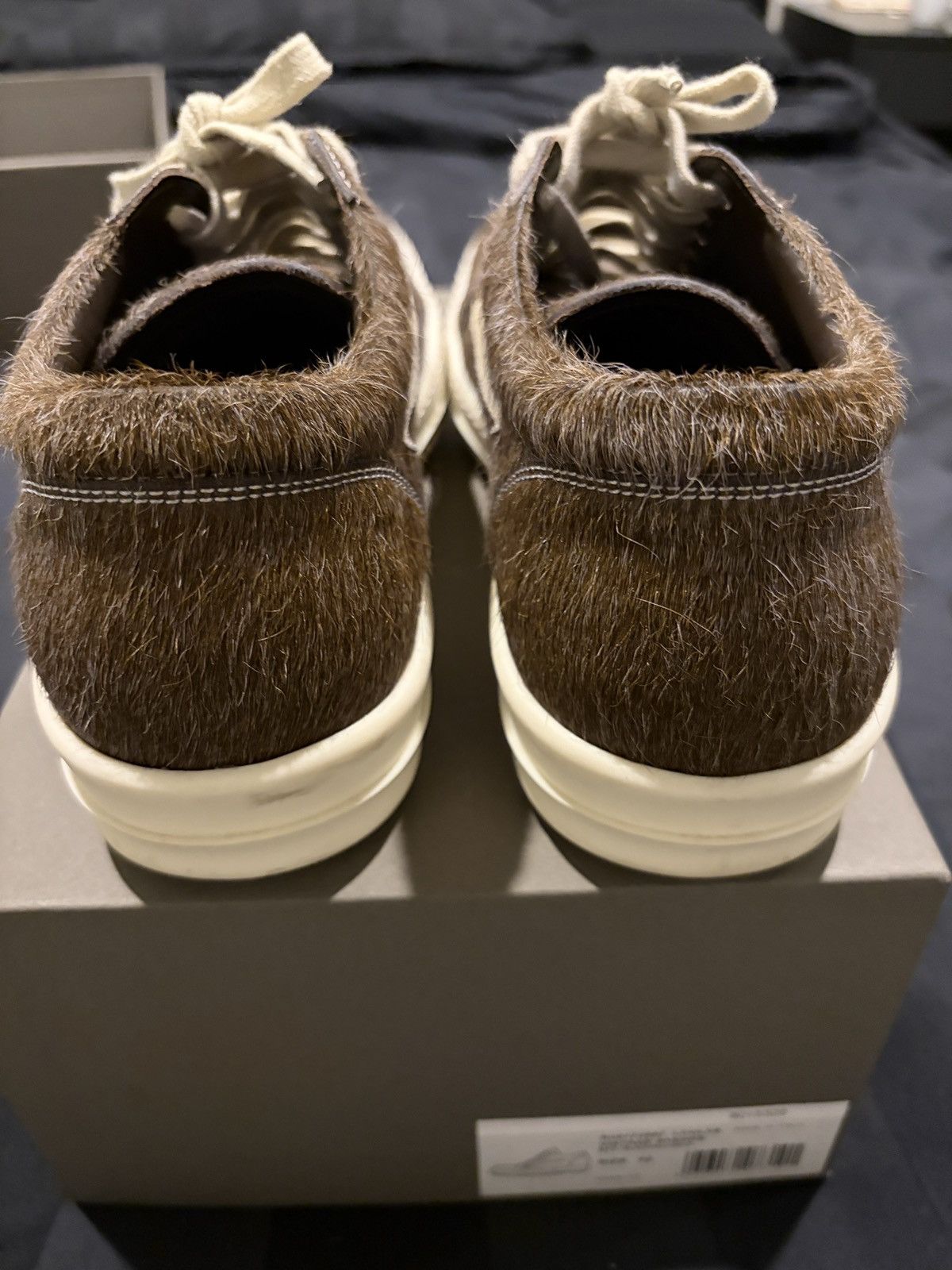 Rick Owens Rick Owens Brown Fur Vintage Sneaker Size US 9 / EU 42 - 3 Thumbnail