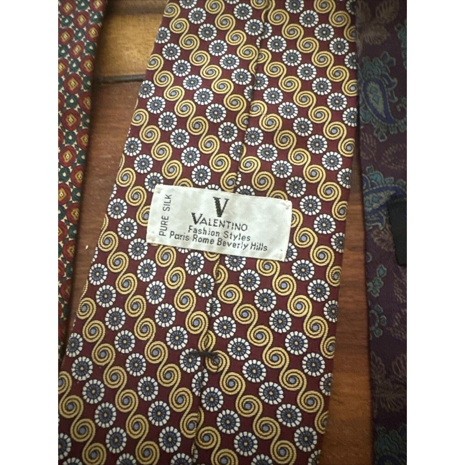 Valentino Vintage Valentino YSL Barney’s Silk Tie LOT 3 Italy w/case Size ONE SIZE - 2 Thumbnail