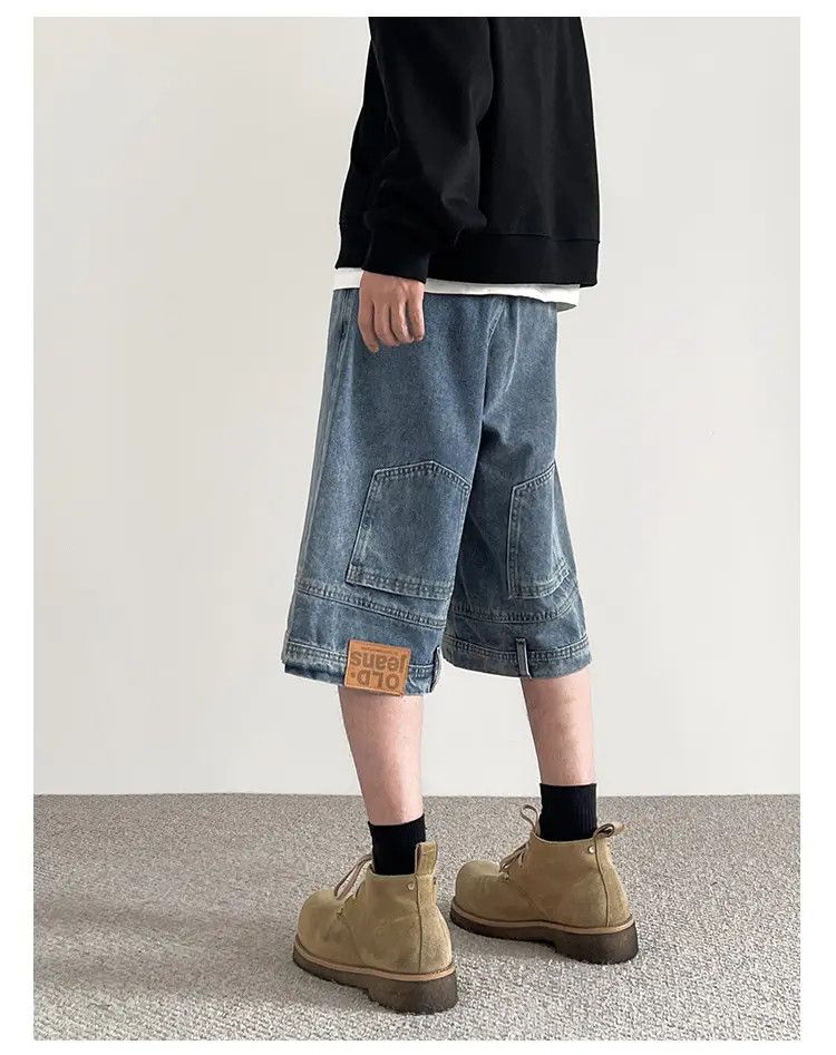 Japanese Brand × Jean Reversable Denim Shorts Size US 32 / EU 48 - 1 Thumbnail