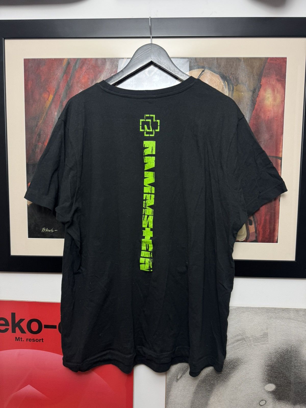 Band Tees Rammstein Mutter Print Merch Rock Metal Band Tee Black Green Size US XL / EU 56 / 4 - 2 Thumbnail