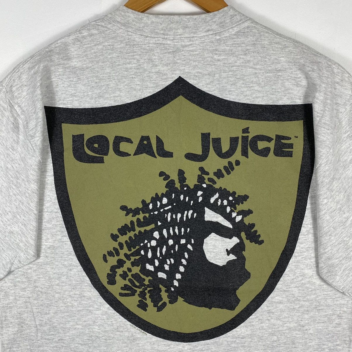 Vintage VINTAGE 1994 LOCAL JUICE OLD SKATE SURF BIG LOGO TEE Size US L / EU 52-54 / 3 - 3 Thumbnail
