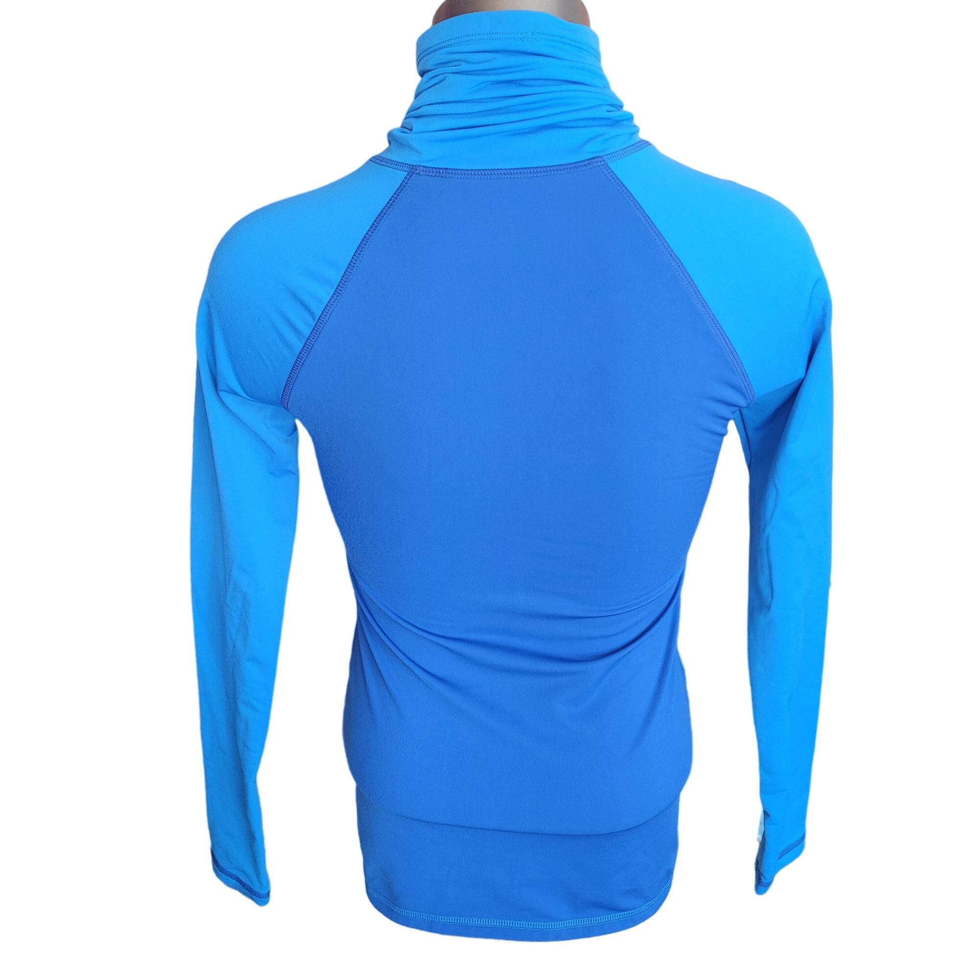 Champion Champion Women's Blue Long Sleeve Turtle Neck Rash Guard XS ...