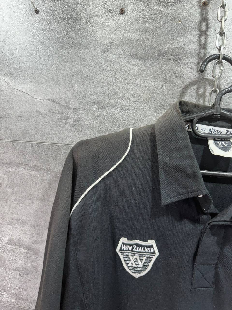 Canterbury of New Zealand All Blacks New Zealand #10 Black Rugby Polo Shirt XV Mens Size US M / EU 48-50 / 2 - 3 Thumbnail