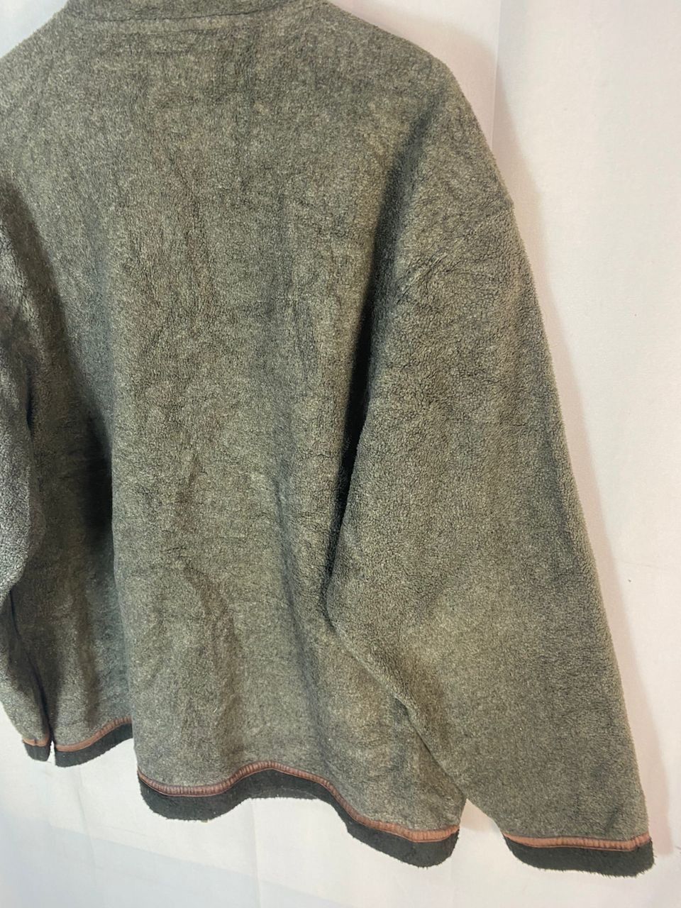 Japanese Brand × Vintage Vintage crocodile fleece zipper jacket Size US L / EU 52-54 / 3 - 8 Thumbnail