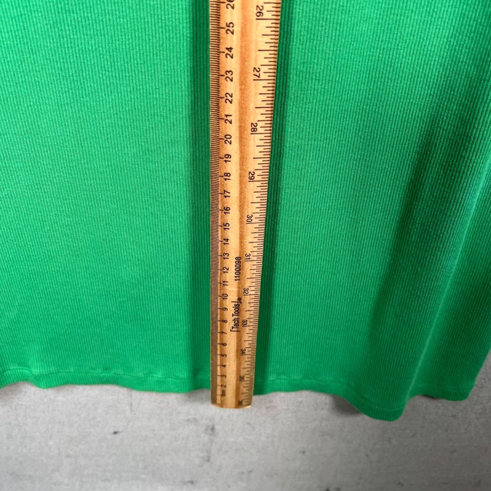 Vintage Wilfred Free Womens Tank Dress L Green Midi Sleeveless Tencel Blend Modal Ribbed Casual Spring Summer Dress Size L / US 10 / IT 46 - 7 Thumbnail