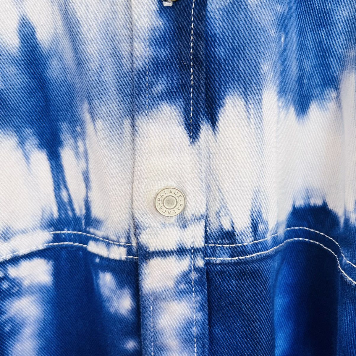 Palace Palace Tie Dye Denim Overshirt Size US L / EU 52-54 / 3 - 3 Thumbnail