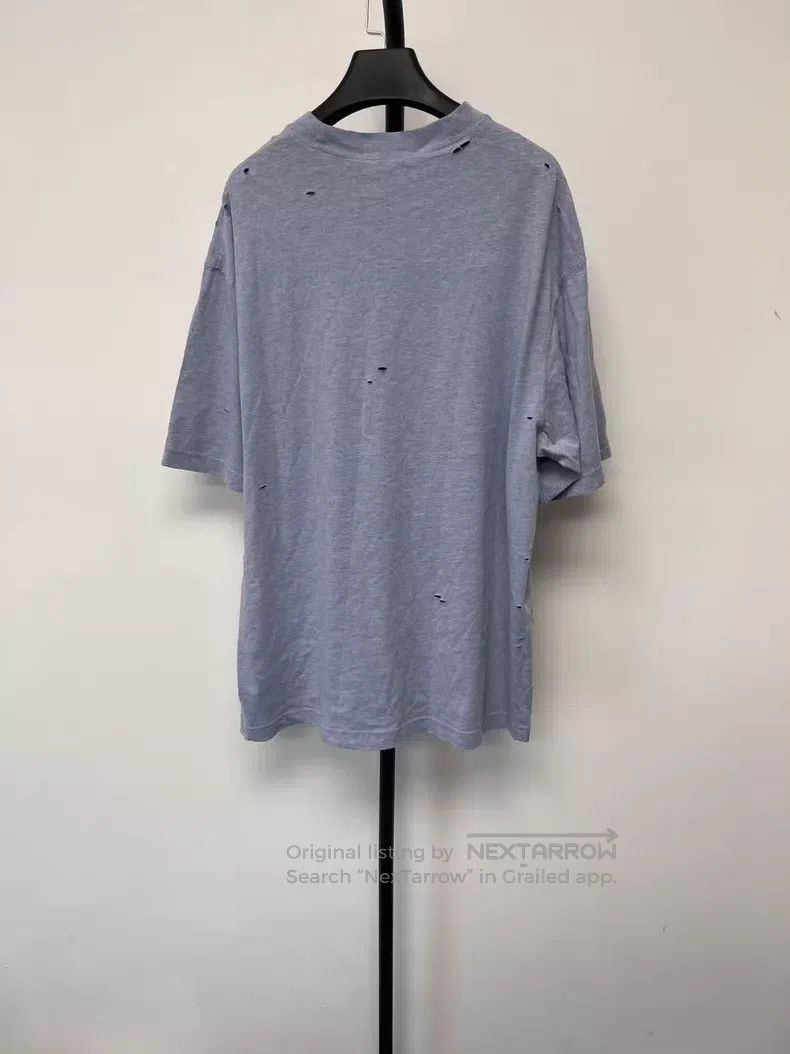 Acne Studios Acne Studios Round neck short sleeve distressed logo print Size US M / EU 48-50 / 2 - 2 Thumbnail