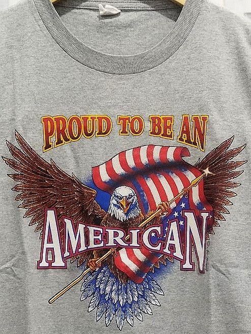 Vintage AMERICAN EAGLE Proud to be an American Size US L / EU 52-54 / 3 - 1 Thumbnail