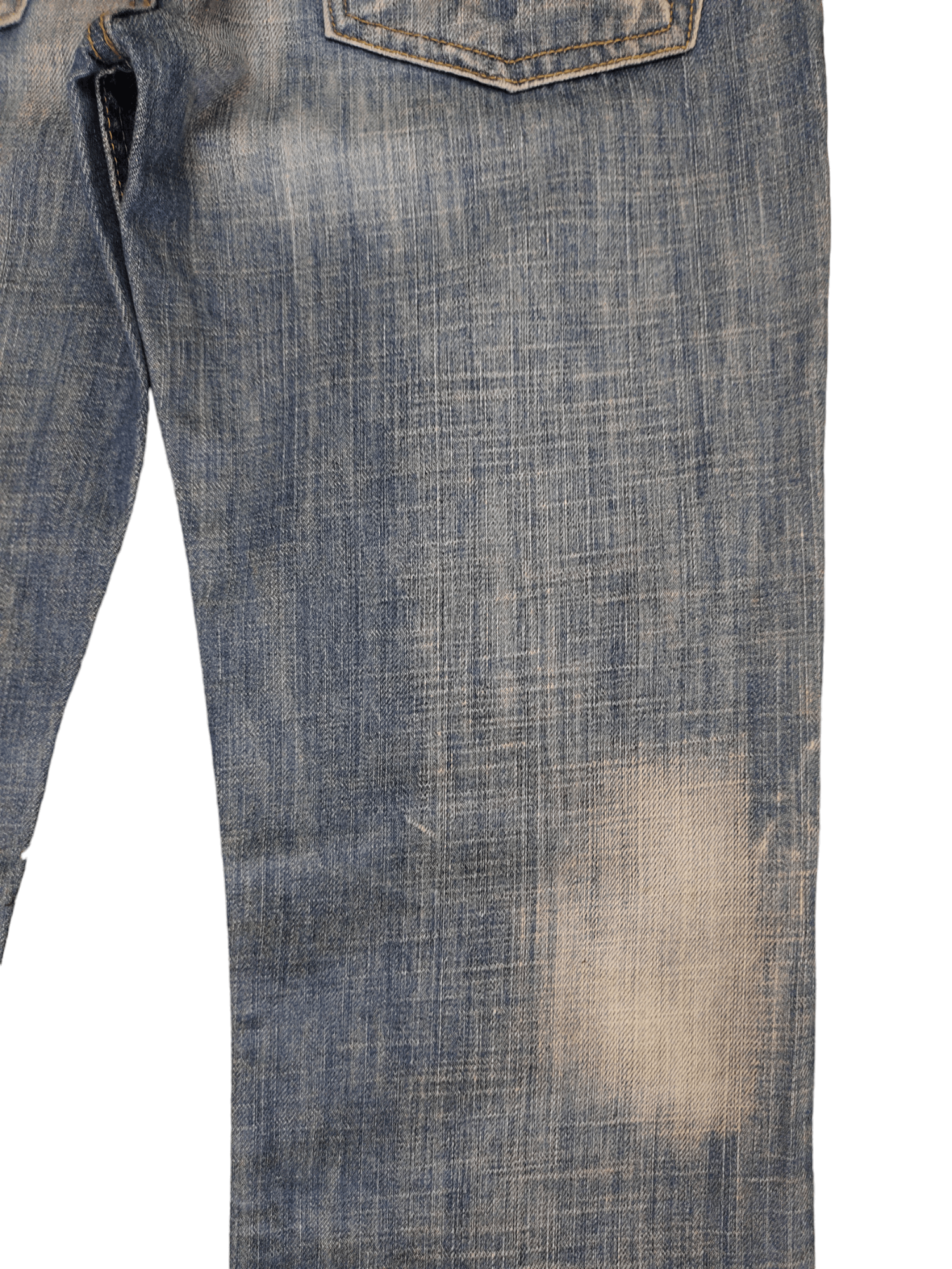 Diesel Flare Jeans Diesel Clawmark Distress Faded Boot Cut Y2k Size US 31 - 6 Thumbnail
