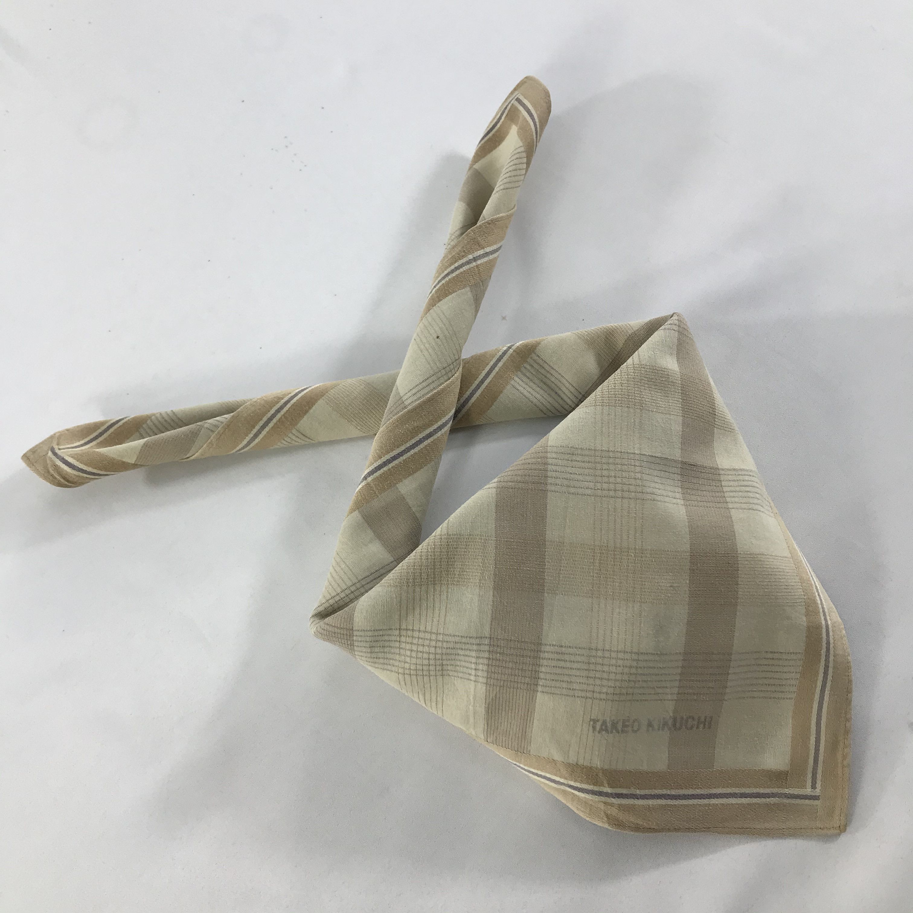 Takeo Kikuchi × Vintage Takeo Kikuchi Bandana / Handkerchief / Neckerchief - S1434 Size ONE SIZE - 4 Thumbnail