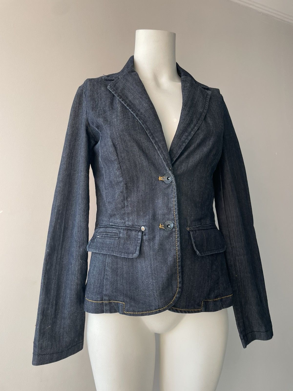 Vintage y2k denim jacket Size S / US 4 / IT 40 - 8 Thumbnail