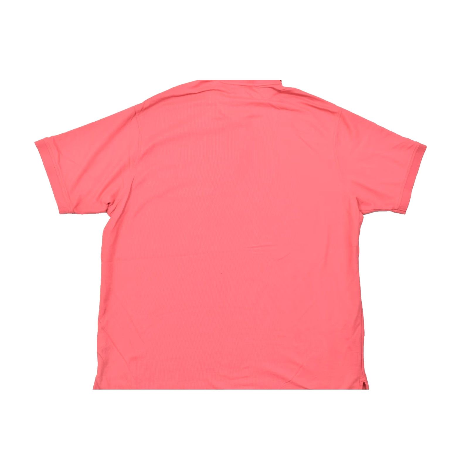 Roundtree & Yorke Roundtree & Yorke Gold Label Polo Shirt 3XT Mens Short Sleeve Salmon Pink Solid Size US XXL / EU 58 / 5 - 2 Thumbnail