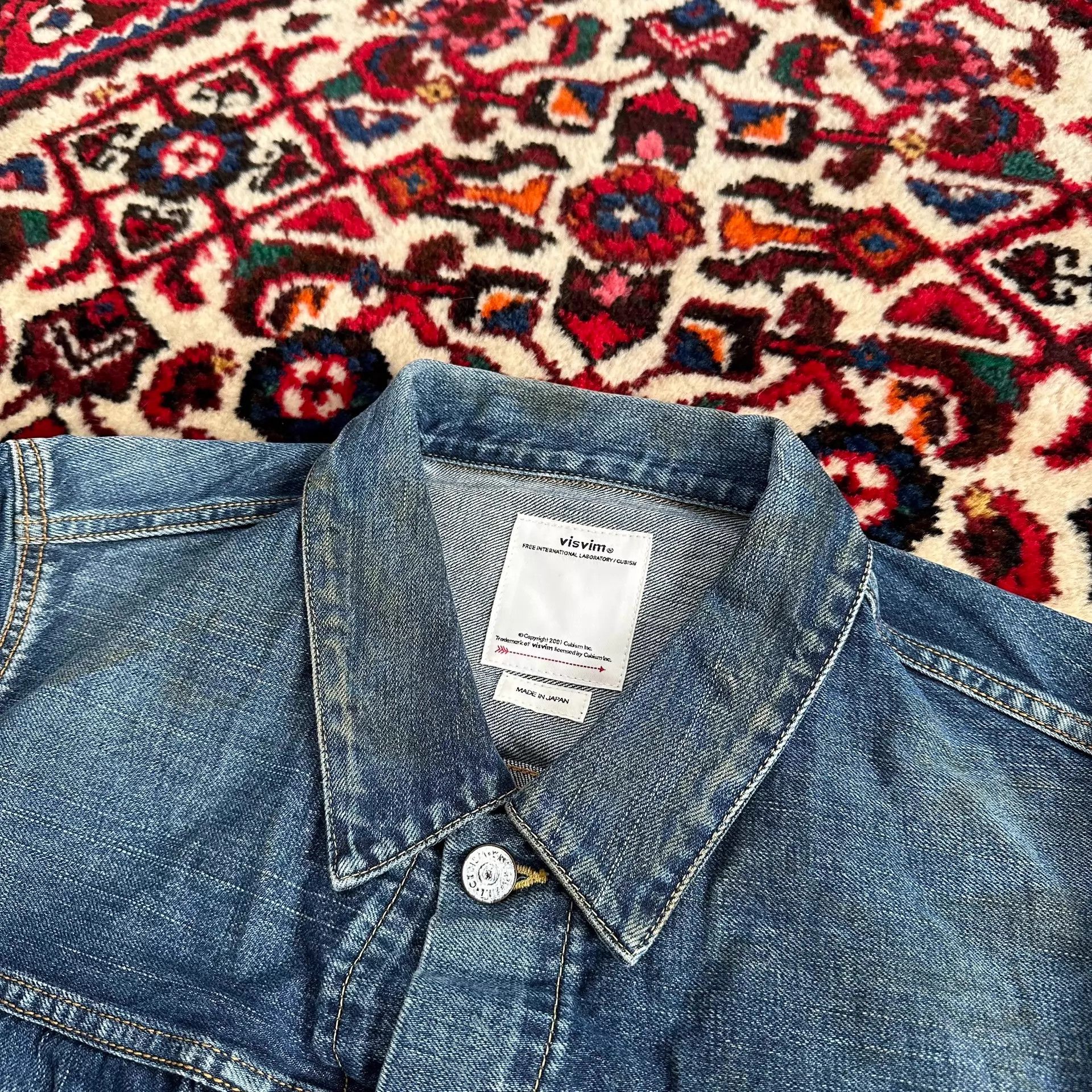 Visvim visvim 20ss 101 dry999 denim jacket 3 Size US L / EU 52-54 / 3 - 5 Thumbnail