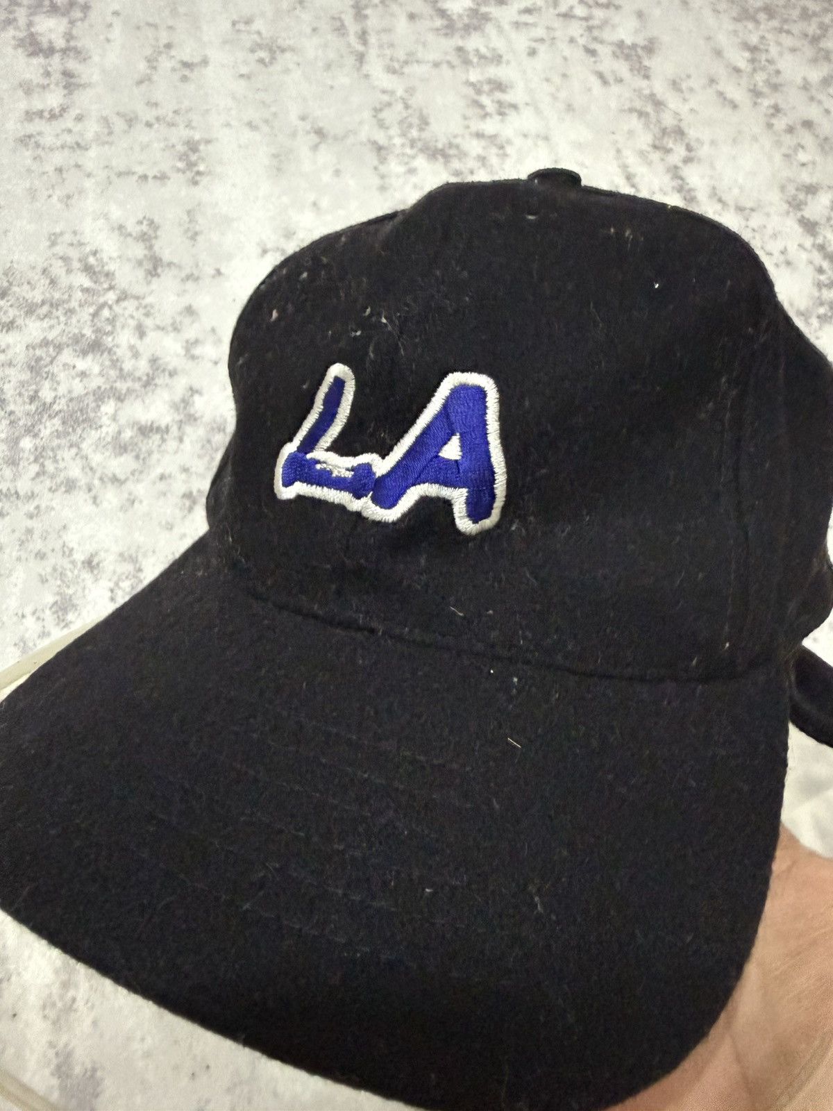 Japanese Brand Vintage LA Black Wool with earlaps Size ONE SIZE - 5 Thumbnail