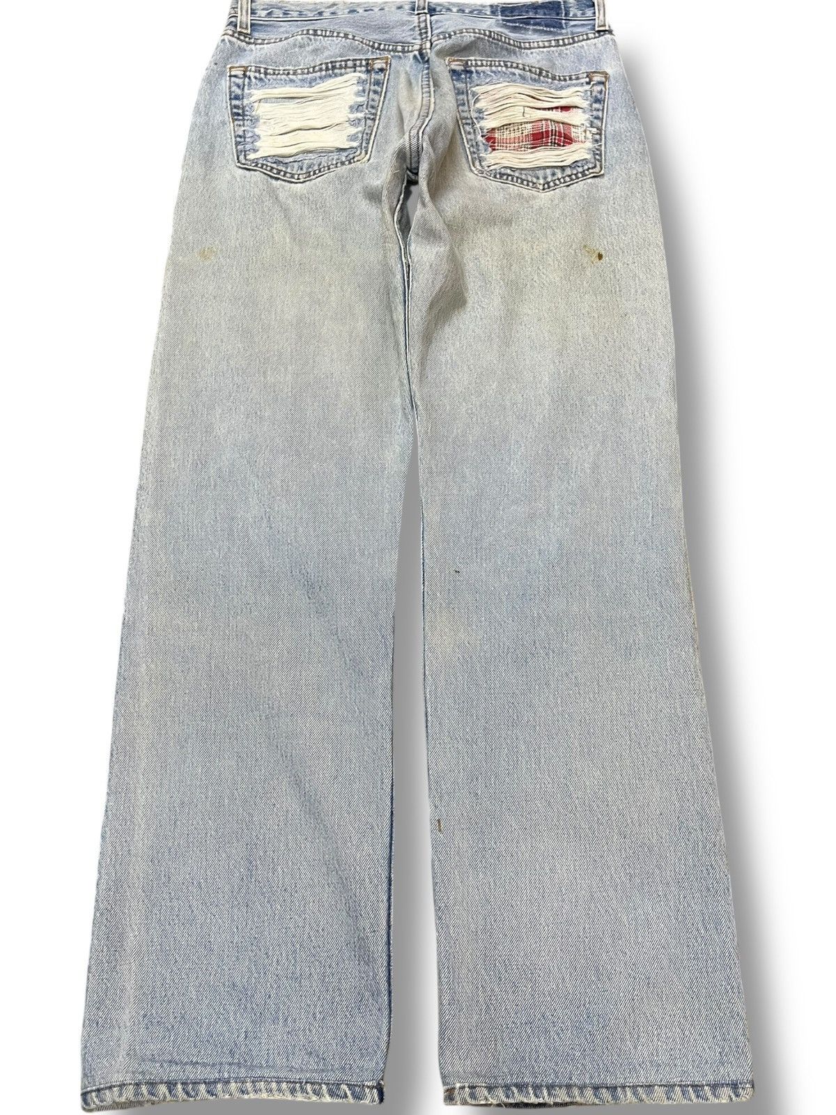 Japanese Brand Vintage Japanese Brand Ripped Distressed Denim Size US 30 / EU 46 - 5 Thumbnail