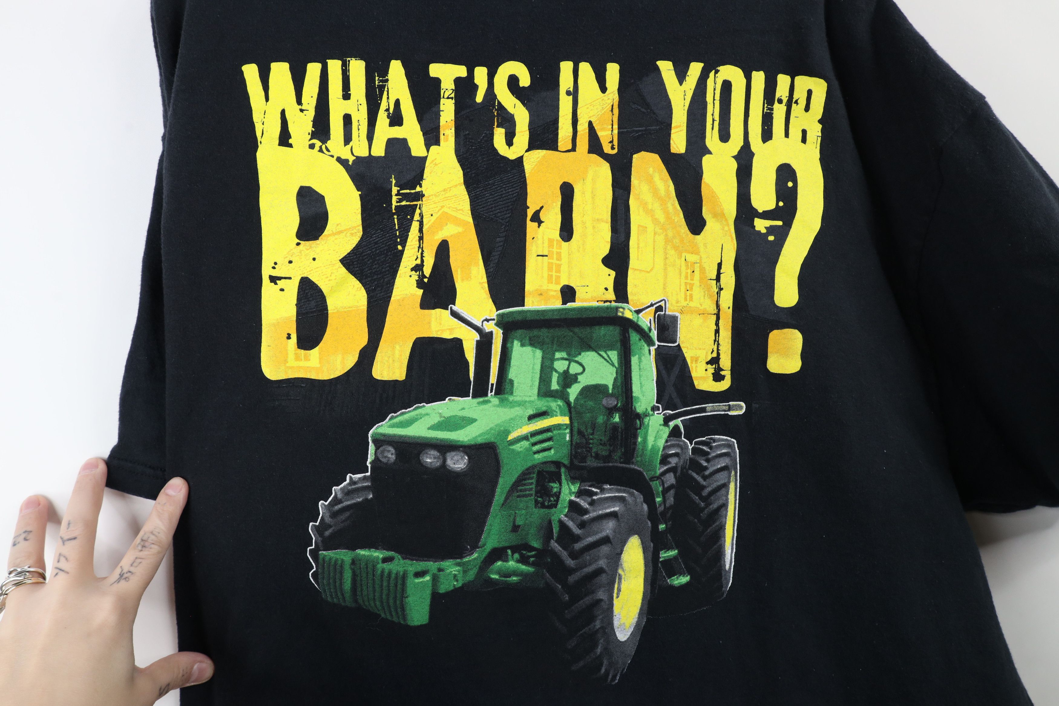 Vintage Vintage 90s John Deere Tractors Spell Short Sleeve T-Shirt Size US XXL / EU 58 / 5 - 9 Thumbnail