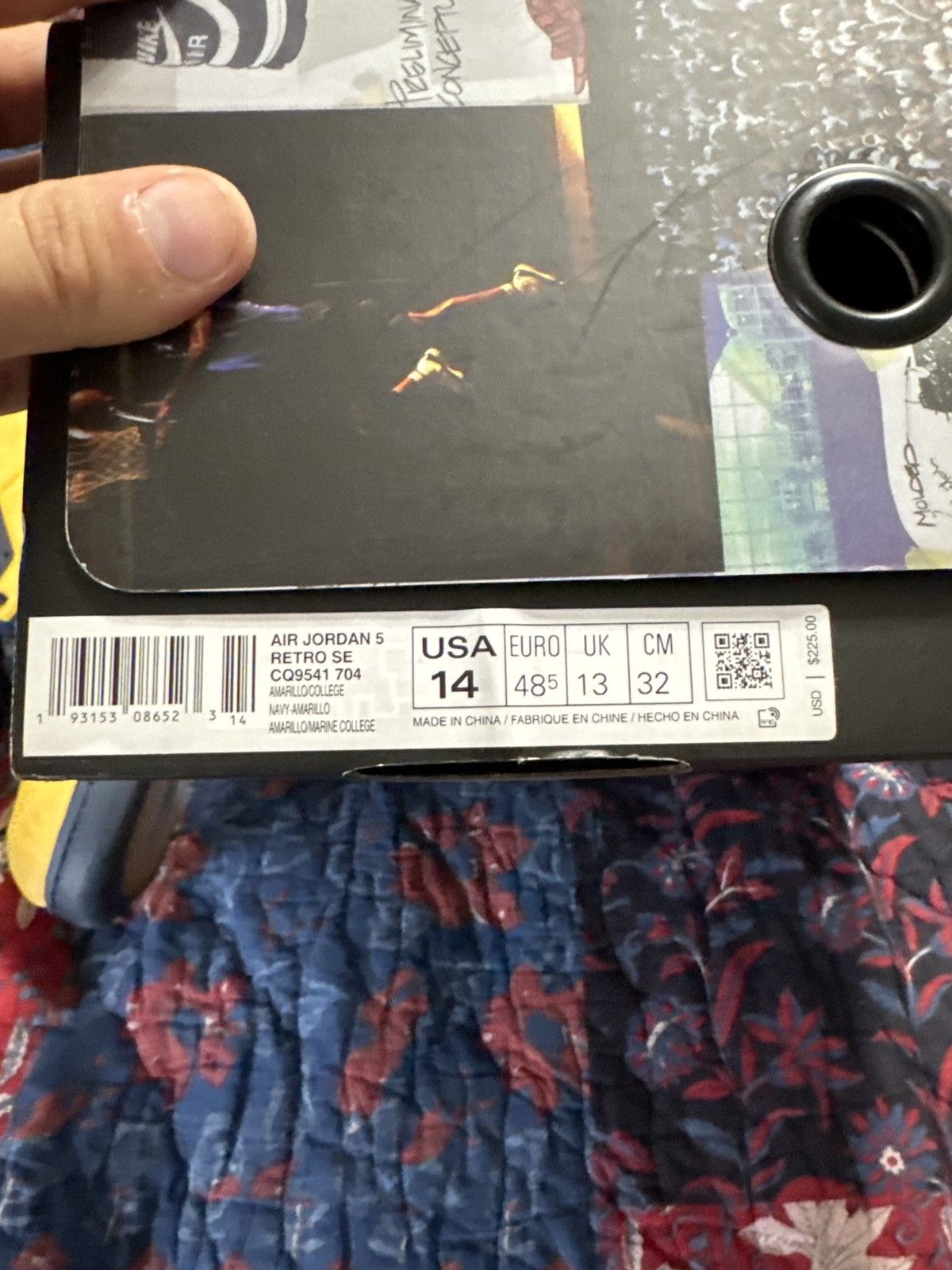 Jordan Brand × Nike Jordan 5 Retro Michigan (2019) Size US 14 / EU 47 - 6 Thumbnail