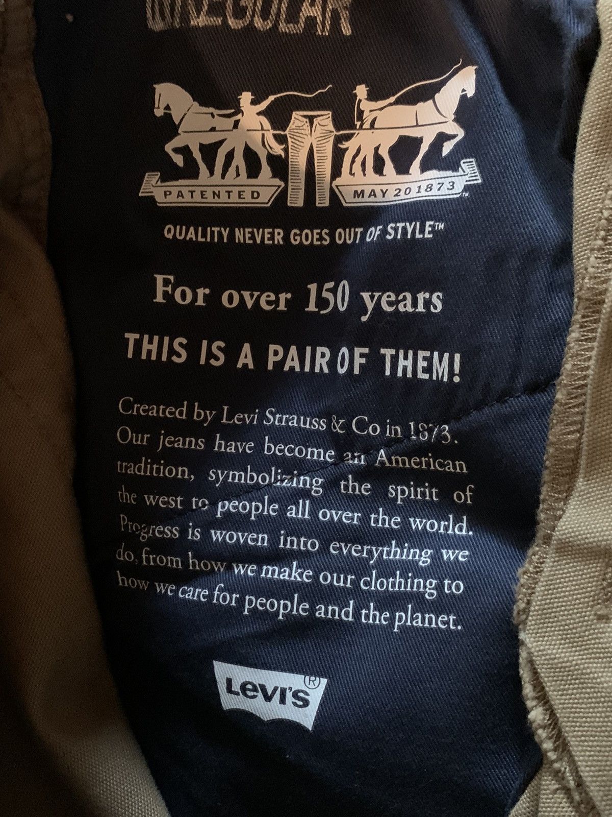 Levi's *RARE* New Levi’s Double Knee WorkWear 565 Pants Jeans - 34 Size US 34 / EU 50 - 8 Thumbnail