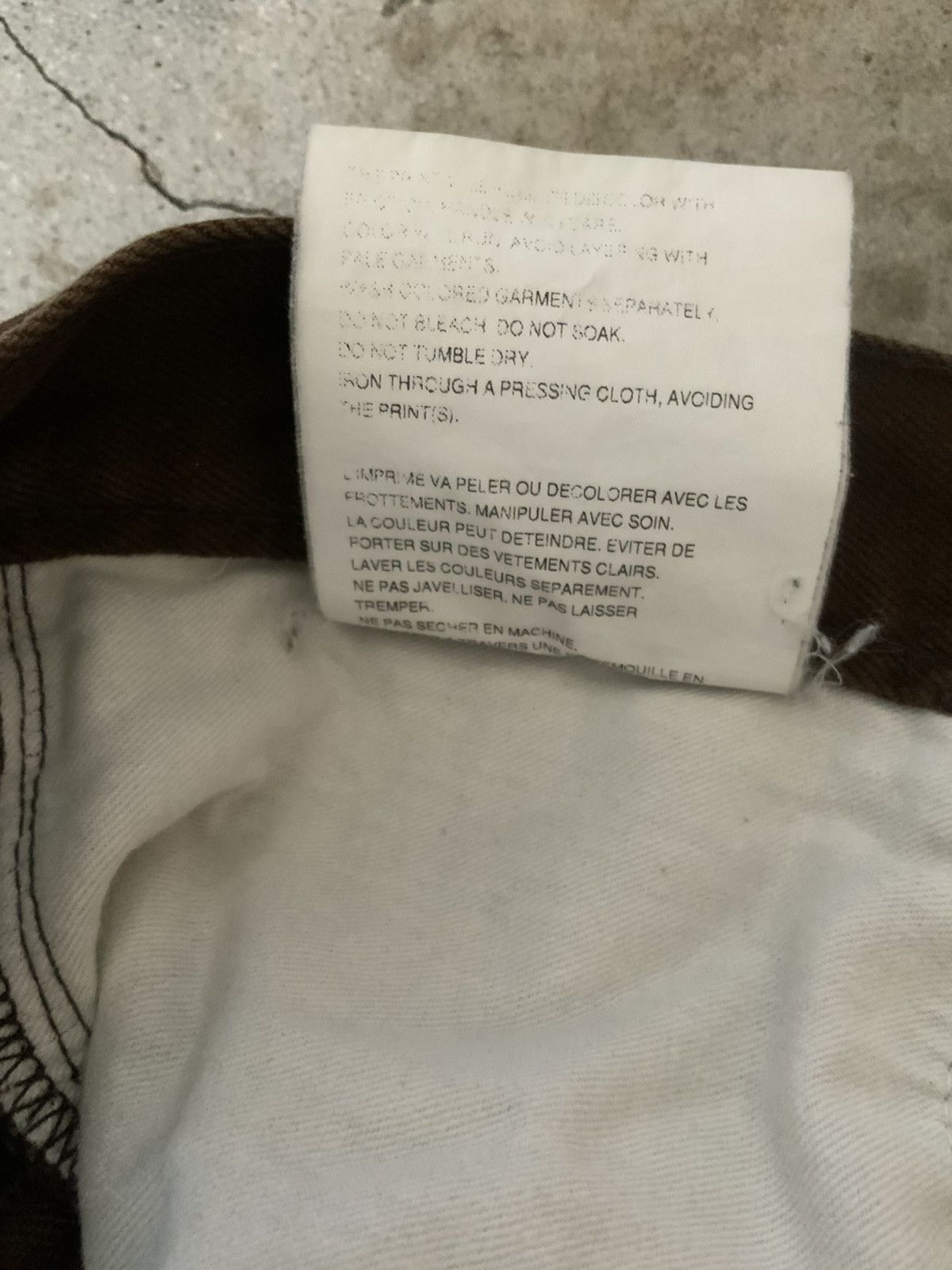 Comme des Garcons COMME DES GARÇONS JUNYA WATANABE MAN SS01 POEM PANTS Size US 34 / EU 50 - 6 Thumbnail