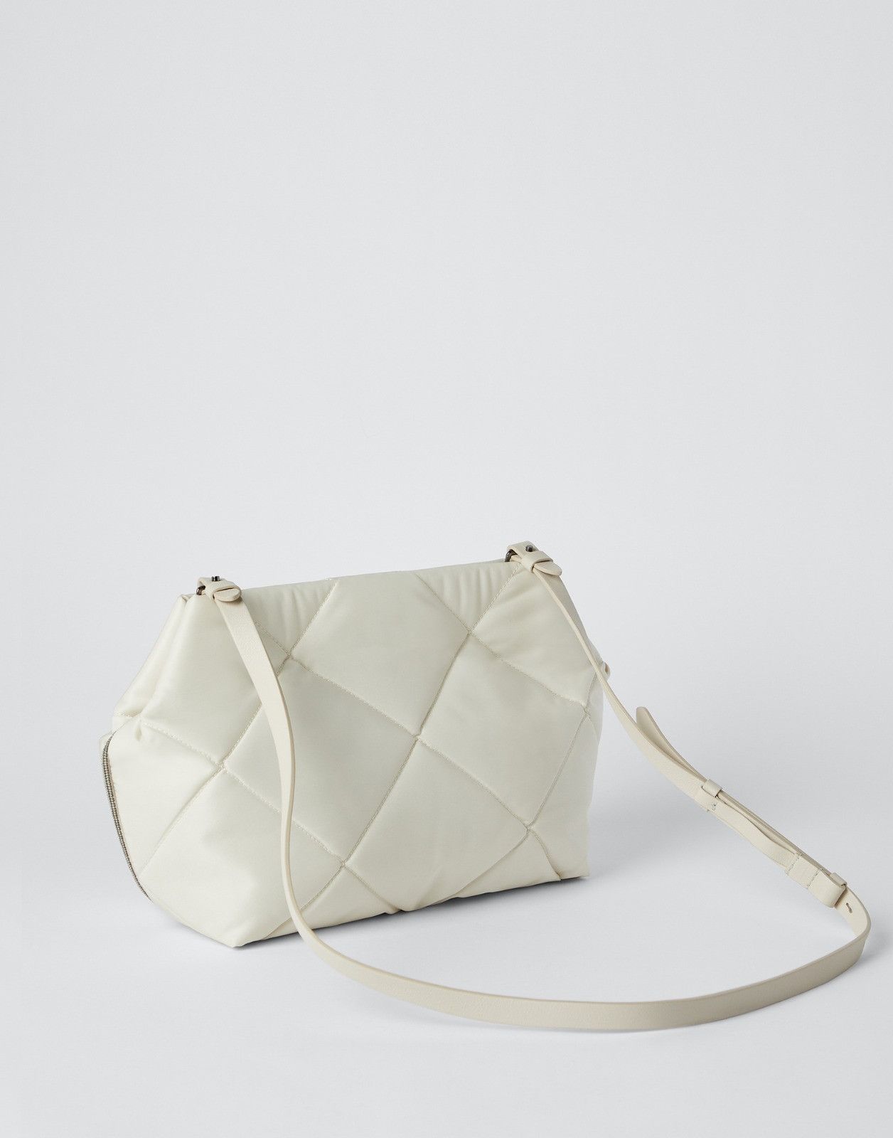 Brunello Cucinelli o1la1rc1a0225 Size: OS / Shoulder Strap Bag in White Size ONE SIZE - 2 Thumbnail