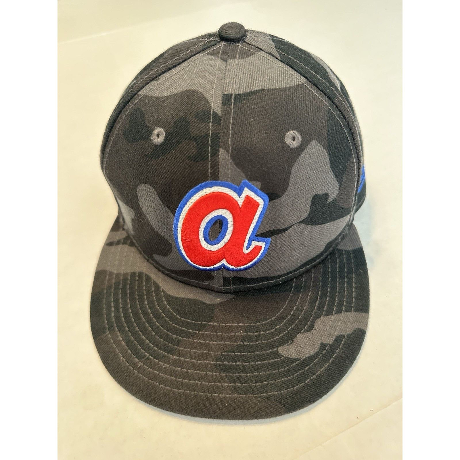 New Era New Era Cooperstown Atlanta Braves Hat Cap Blk Camo sz 7 1/4 Size ONE SIZE - 2 Thumbnail