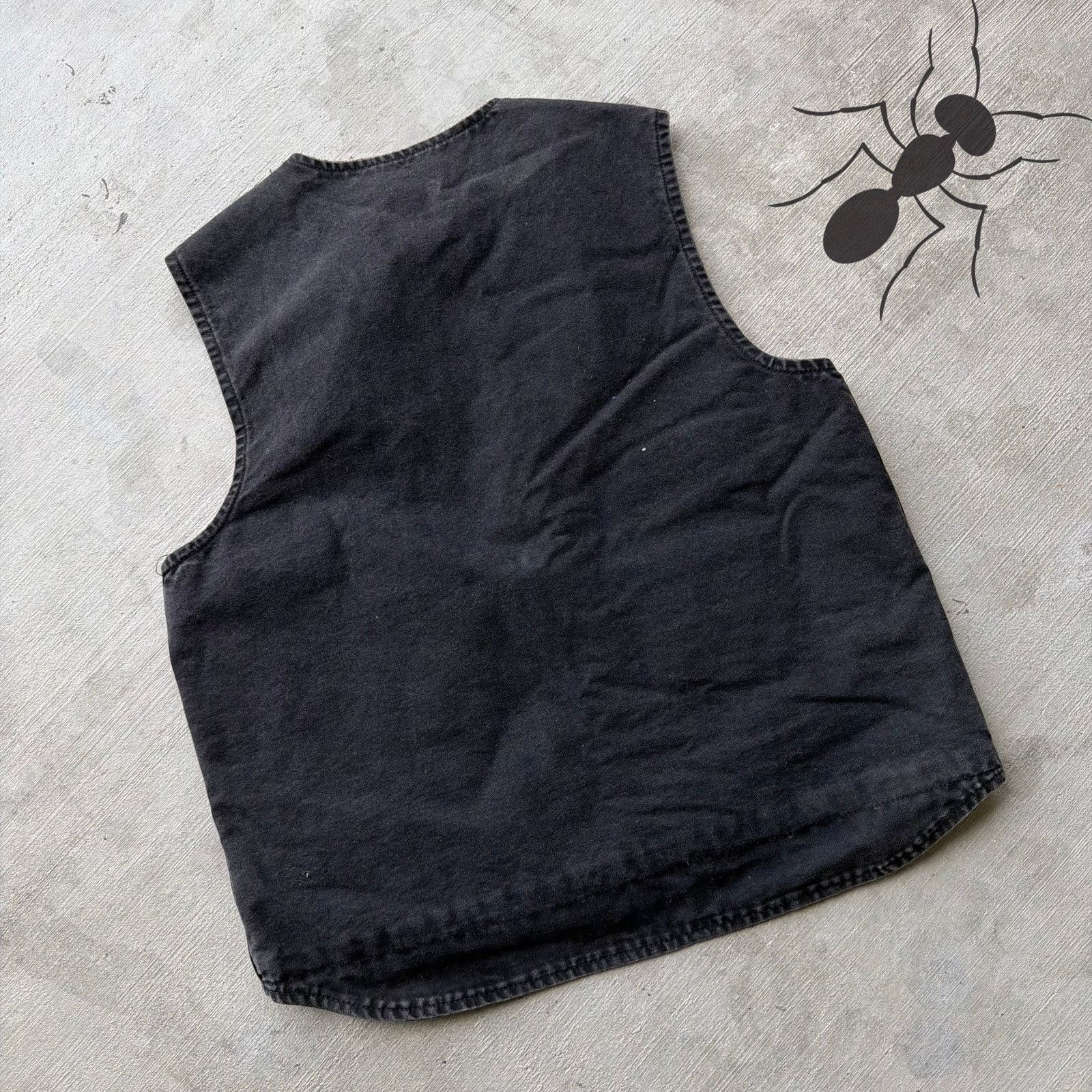 Carhartt × Vintage Carhartt V26 black work wear vest Size US L / EU 52-54 / 3 - 3 Thumbnail