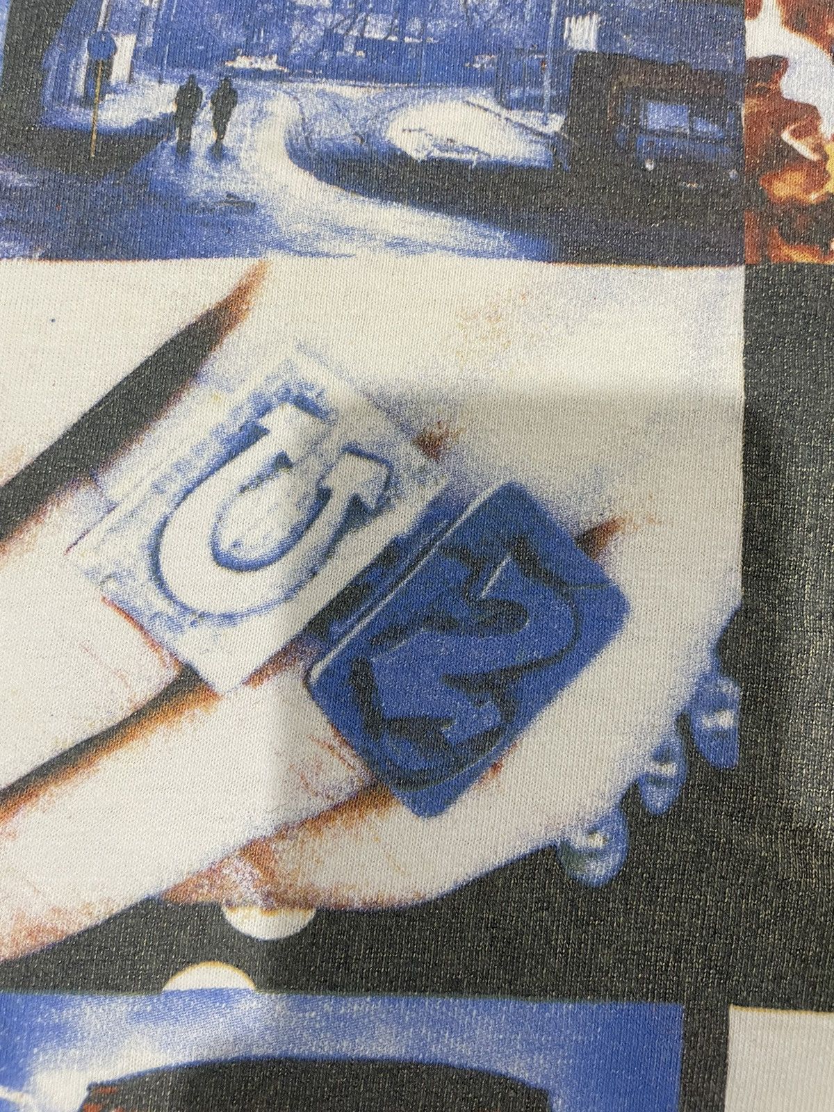 Band Tees VTG 1991 U2 Not Us Ltd Rare Distressed Band Tee Size US L / EU 52-54 / 3 - 19 Thumbnail