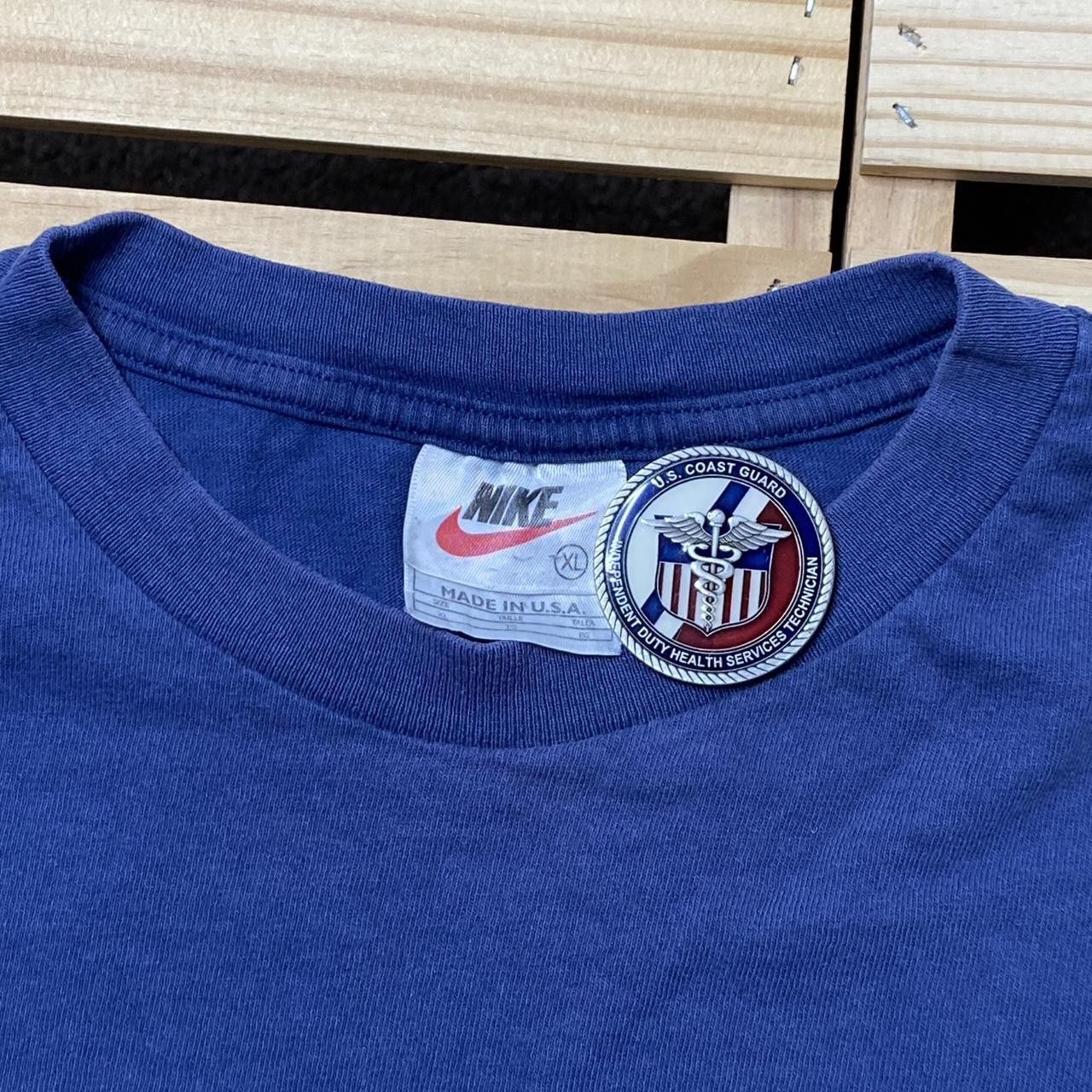 Nike Vintage Nike Navy Blue Tee Size XL Size US XL / EU 56 / 4 - 4 Thumbnail