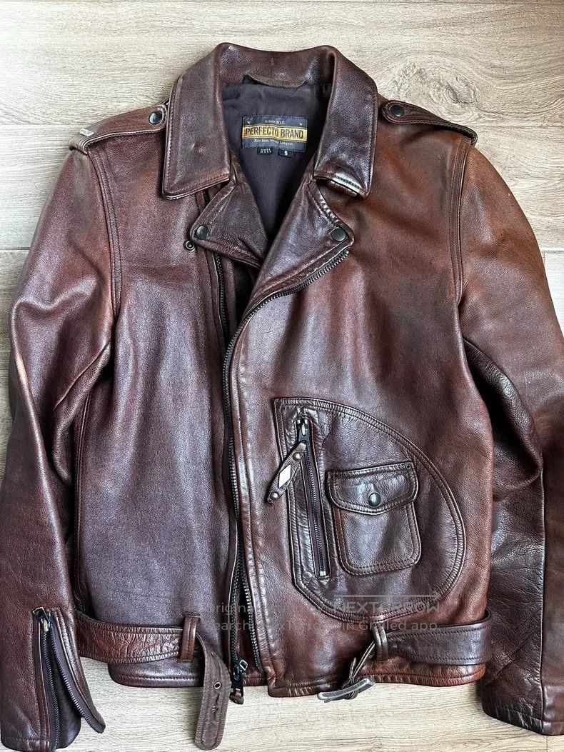 Schott Schott Leather coat Size US S / EU 44-46 / 1 - 1 Thumbnail