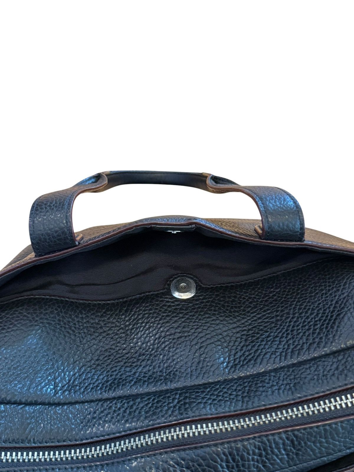 Coach Coach black pebbled leather crossbody business laptop bag Size ONE SIZE - 9 Thumbnail