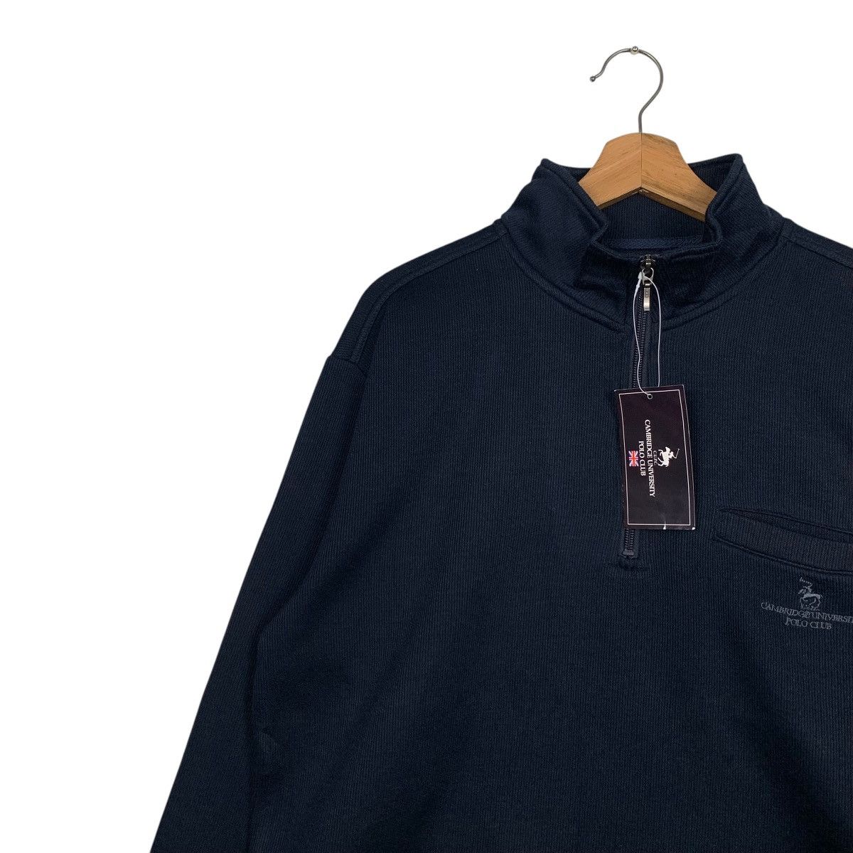 Japanese Brand CAMBRIGE UNIVERSITY POLO CLUB Half Zip Sweatshirt #2845-C128 Size US M / EU 48-50 / 2 - 3 Thumbnail