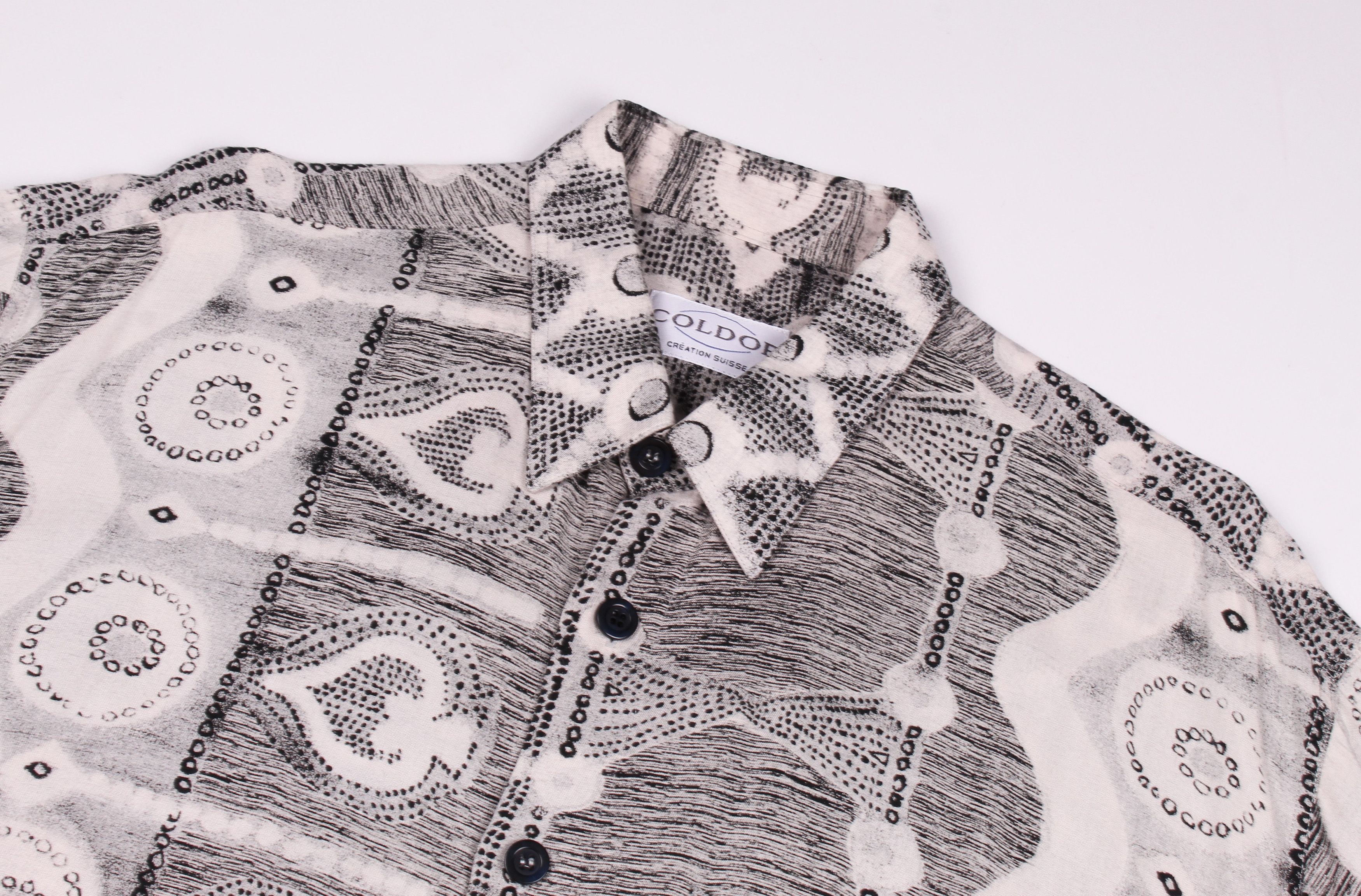 Vintage Stunning Coldor Vintage 90's Graphic Print Shirt Size US L / EU 52-54 / 3 - 2 Thumbnail