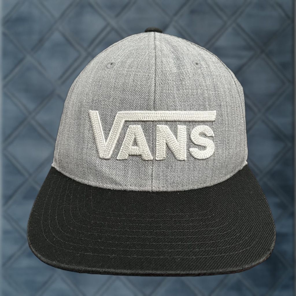 Vans VANS Hat Cap Snap Back Gray Black Adjustable Skater Size ONE SIZE - 1 Thumbnail