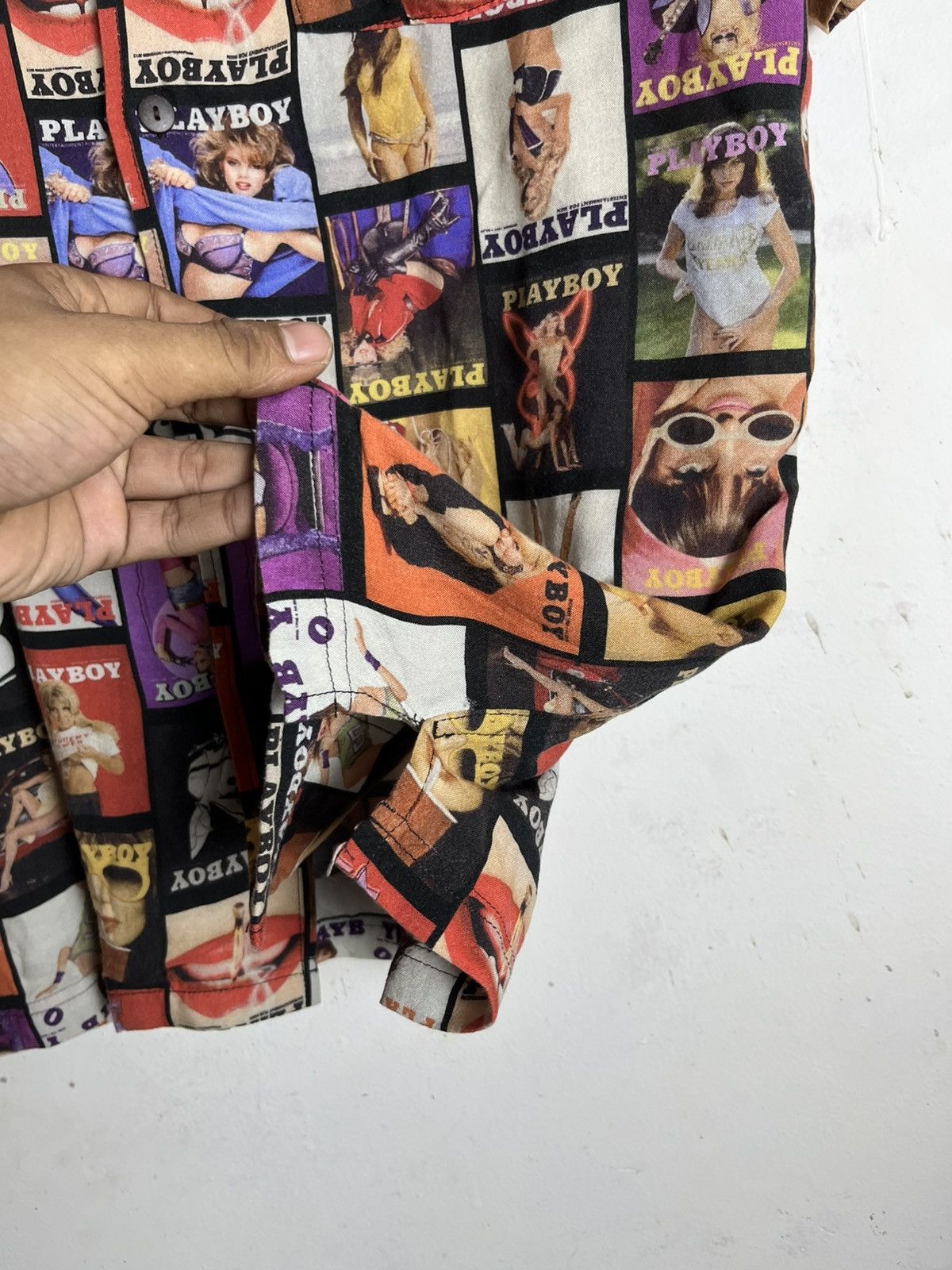 Playboy Playboy magazine cover open collar shirt /hysteric/kapital Size US L / EU 52-54 / 3 - 12 Thumbnail